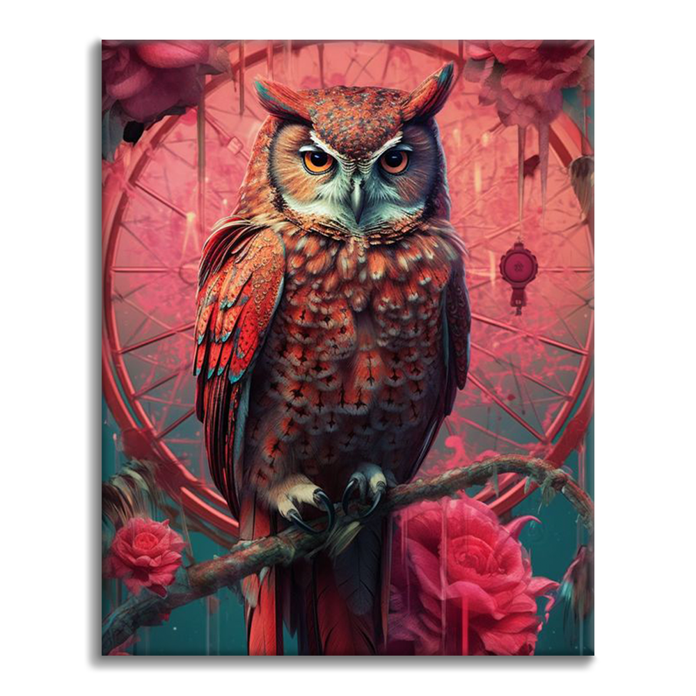 A owl - Paint by Numbers