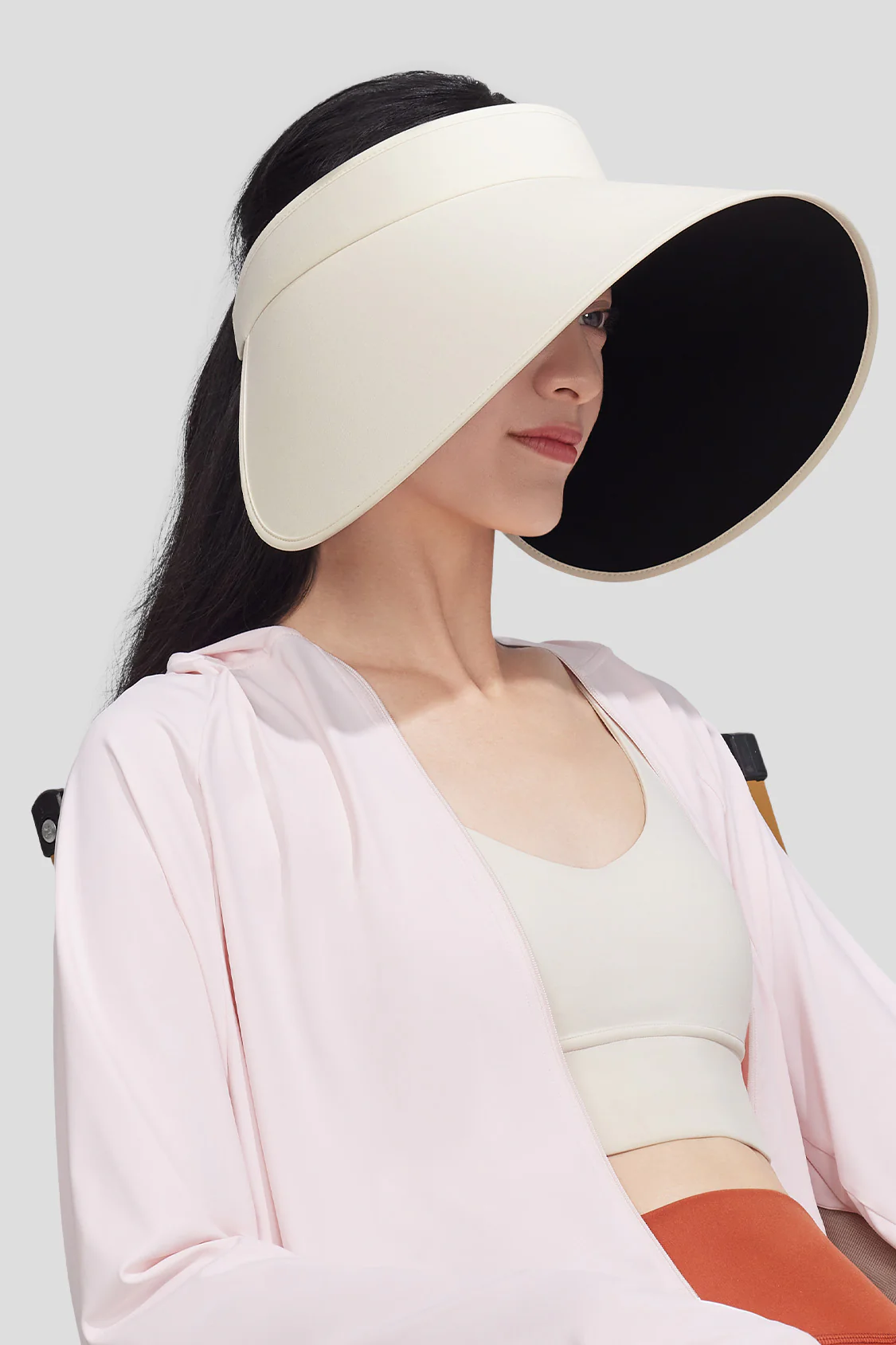 Breeze - Women's Ultra Wide Brim Sun Visor Hat UPF50+