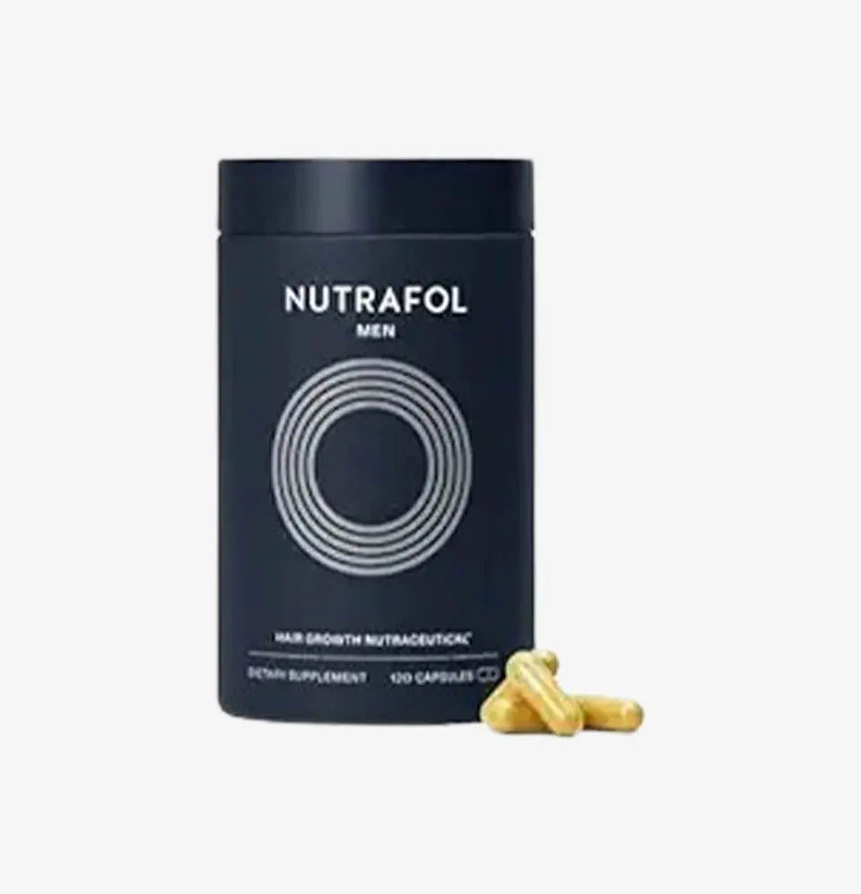 Nutrafol Men's Hair Growth Supplements – Clinically Tested for Thicker, Stronger Hair