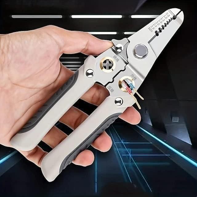 Multi-Functional Wire Stripper & Cutter - Durable Stainless Steel Tool for Electricians