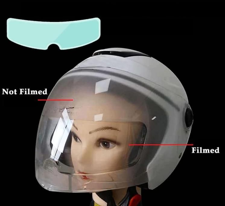 Eastbon Photochromic Anti-Fog Helmet Film - Clear Vision in Any Weather