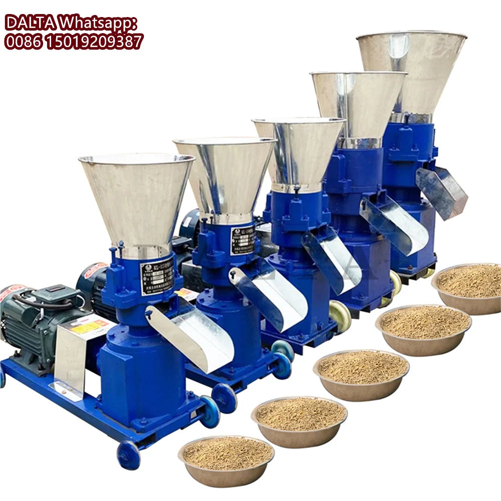 2024 Animal Poultry Feed Pellet Processing Machine Dog Fish Bird Food Maker Feed Pellet Production Line