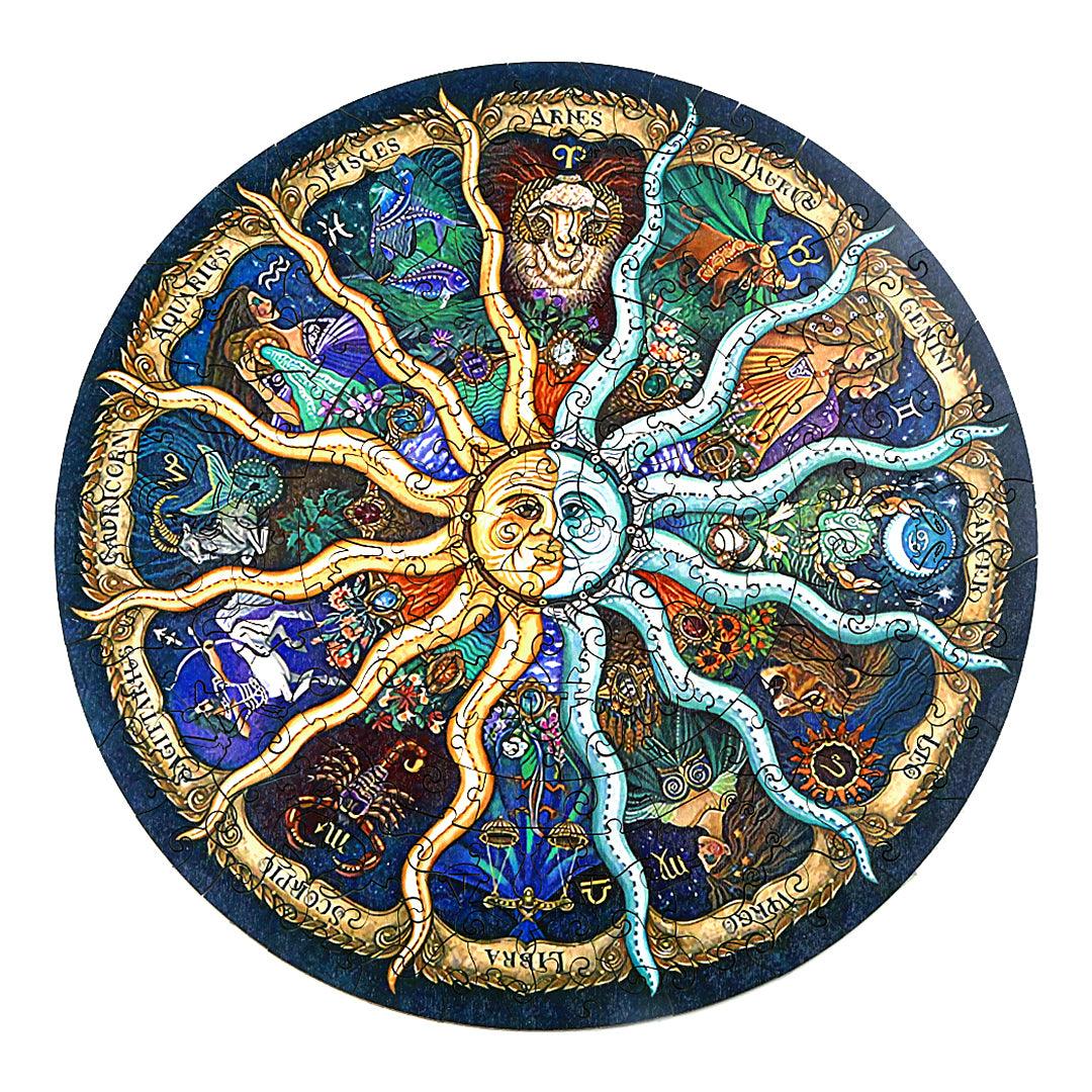 Constellation Horoscope Wooden Jigsaw Puzzle