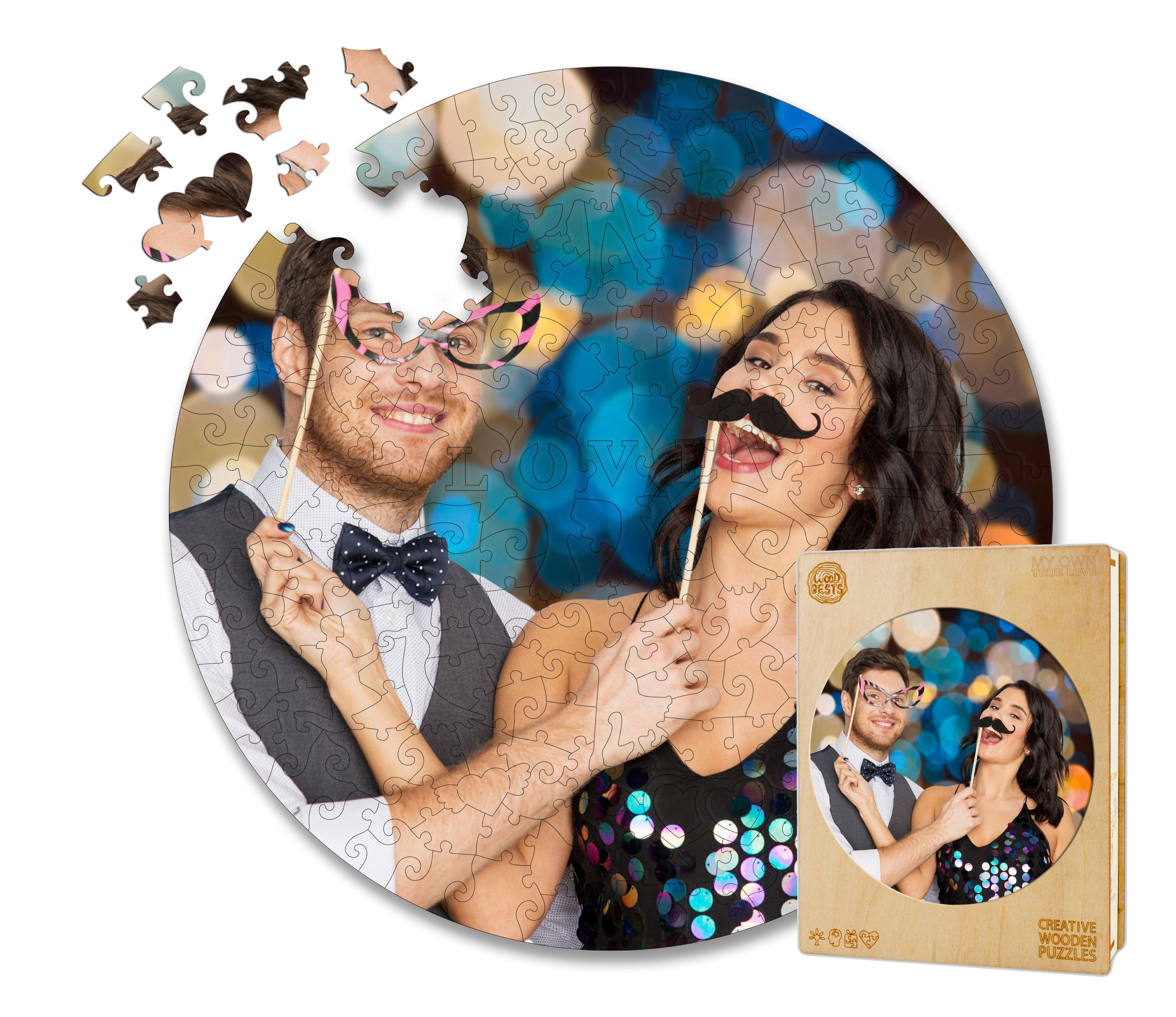 True Love Personalized Photo Puzzles For Wedding Memory