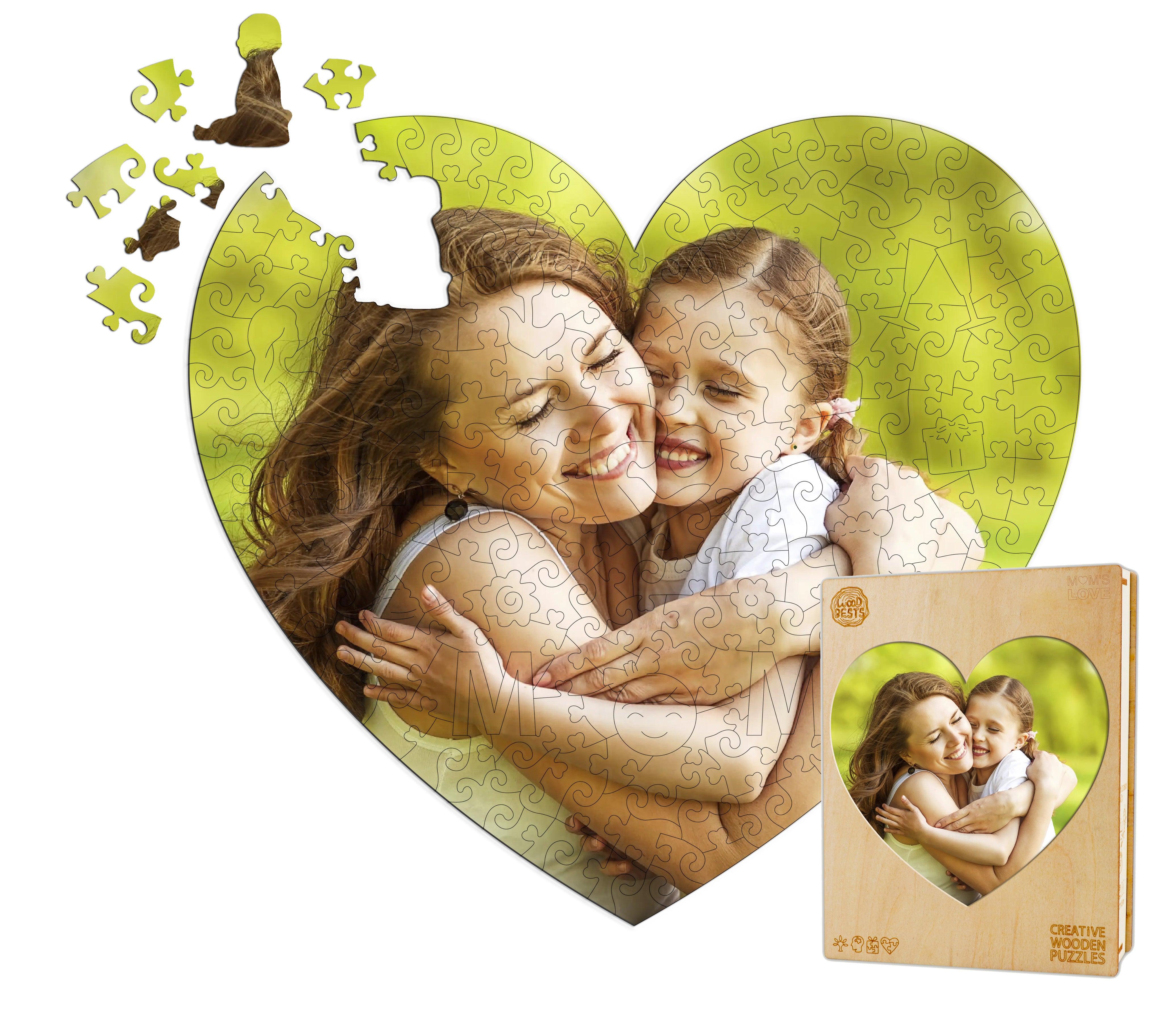 Mother's Memory Personalized Photo Wooden Puzzles