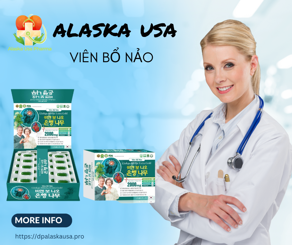 Viên uống bổ não Ginkgo Biloba 2000mg