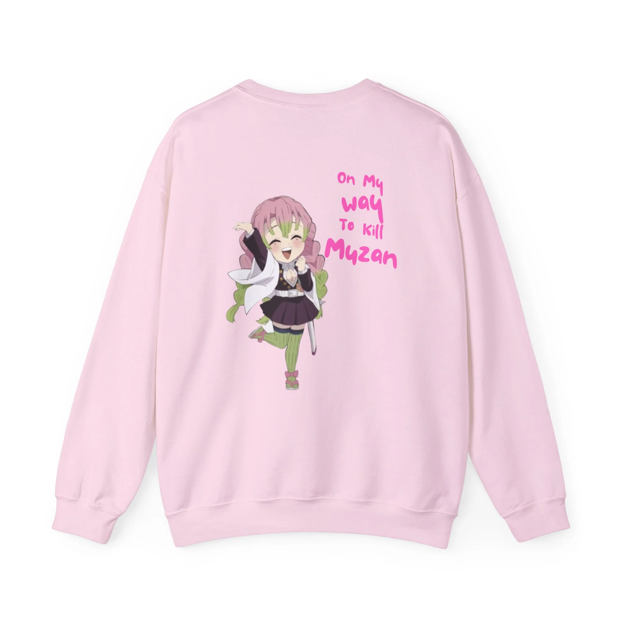 Anime Crewneck Sweatshirt - Kimetsu no yaiba Mitsuri 'On my way to kill Muzan'