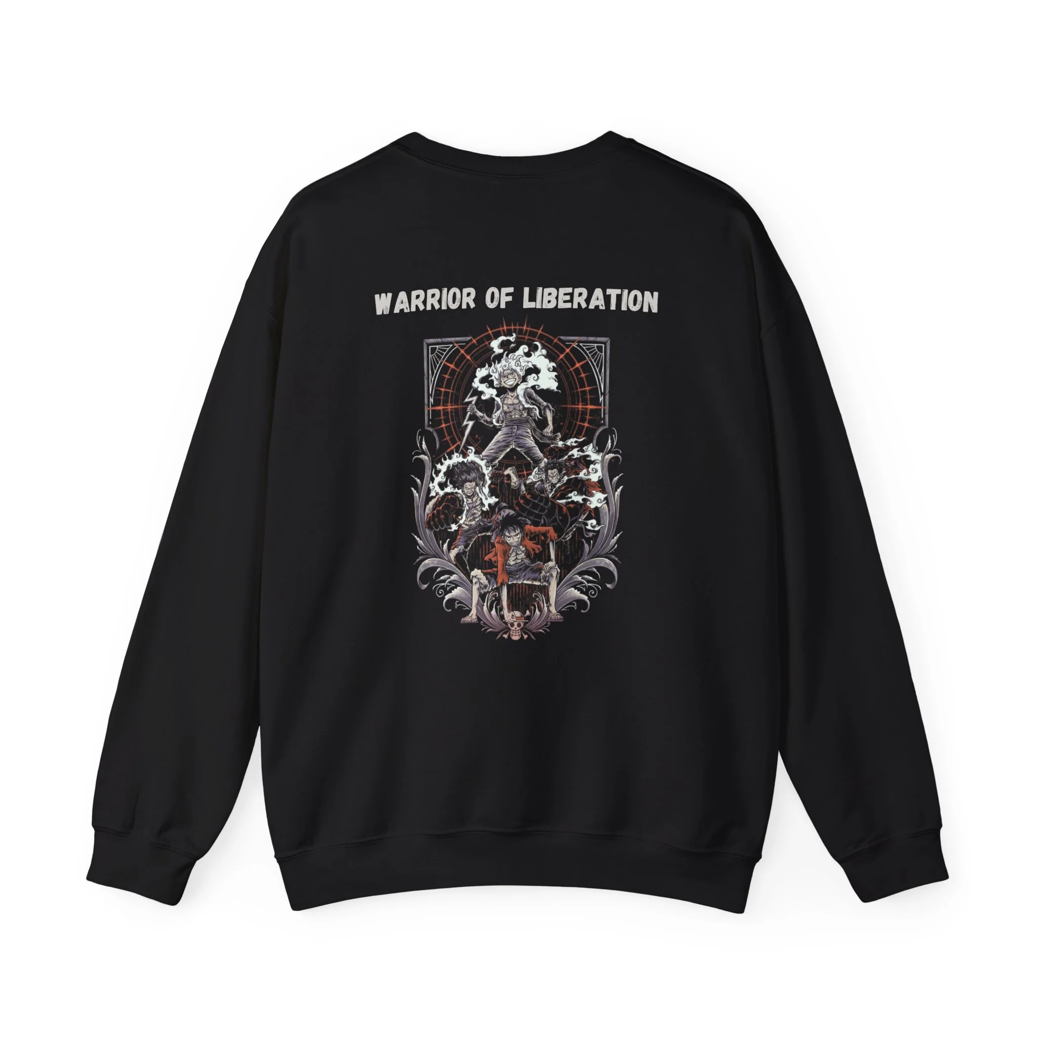 Luffy One Piece Warrior of Liberation Crewneck Sweatshirt