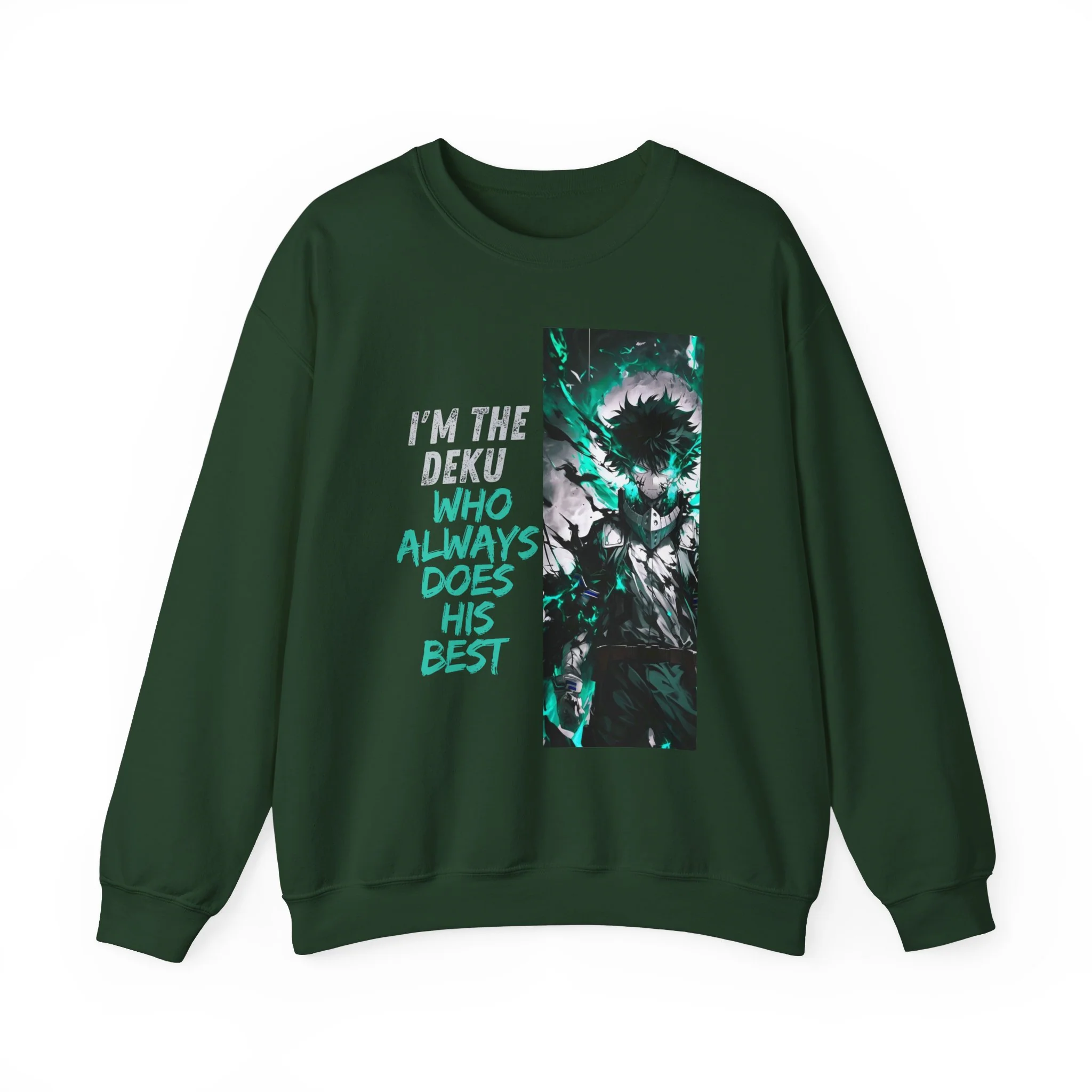 Unisex Heavy Blend™ Crewneck Sweatshirt my hero academia izuku midoriya