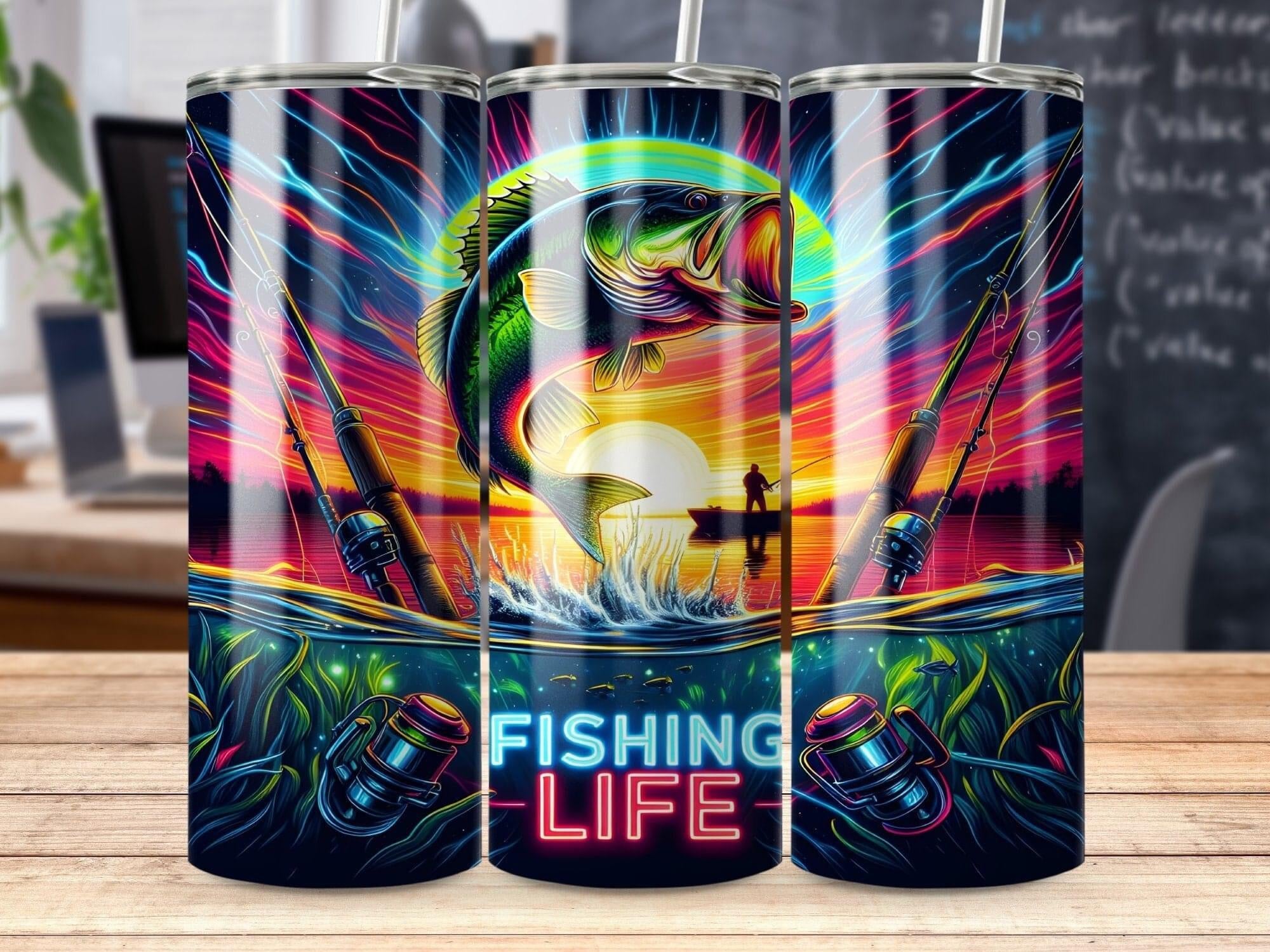 Fishing life tumbler