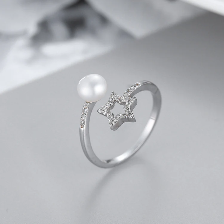 Star pearl ring