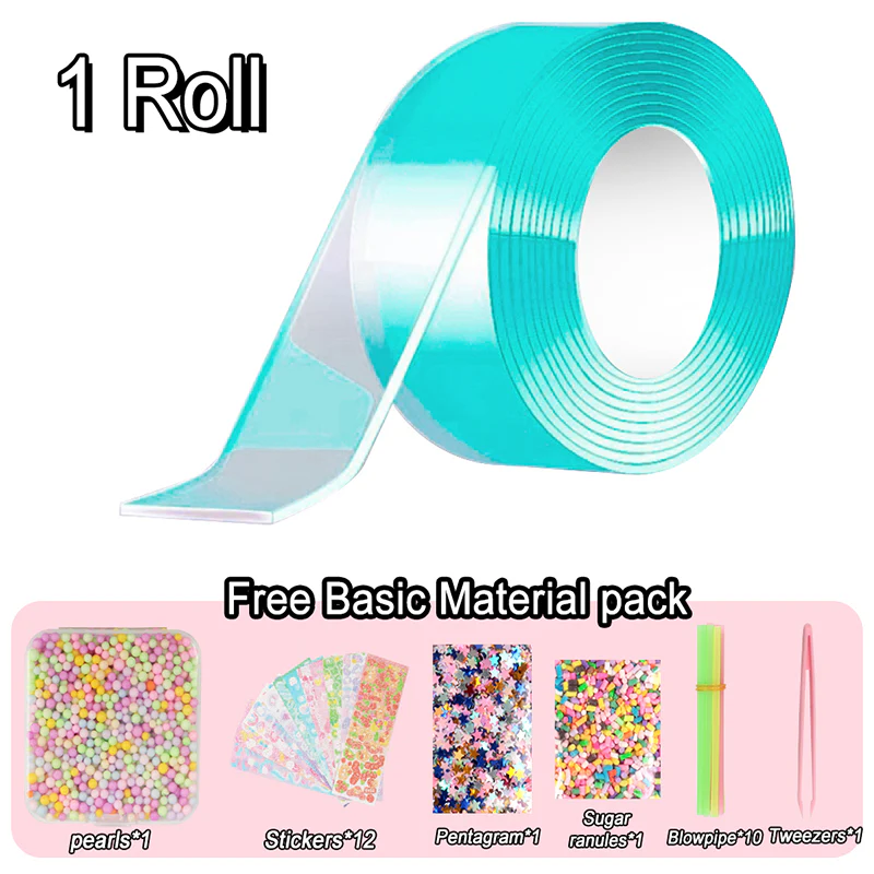 1 Roll of Nano Tape (blue) + basic material pack