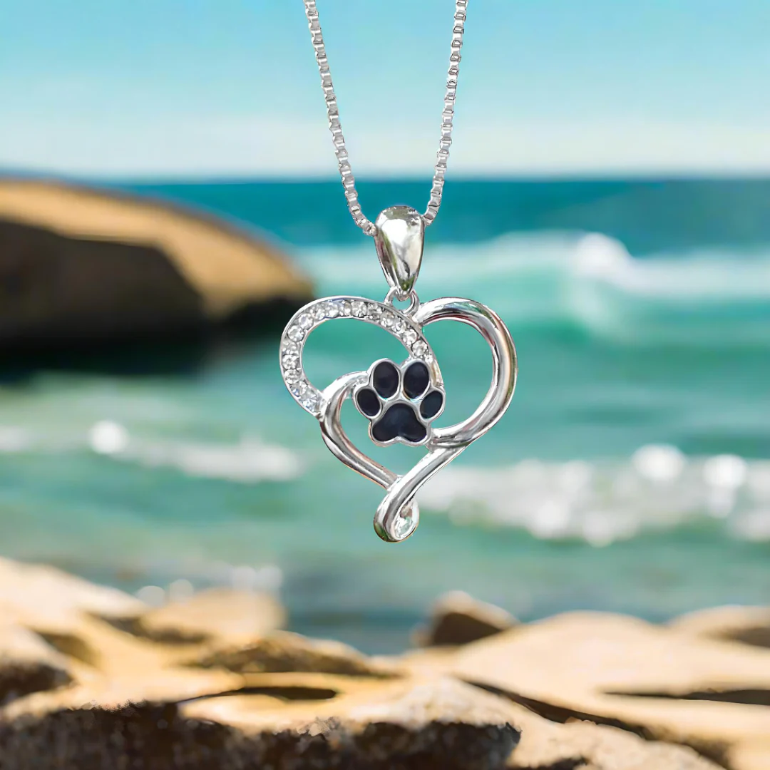 Heart Paw Necklace