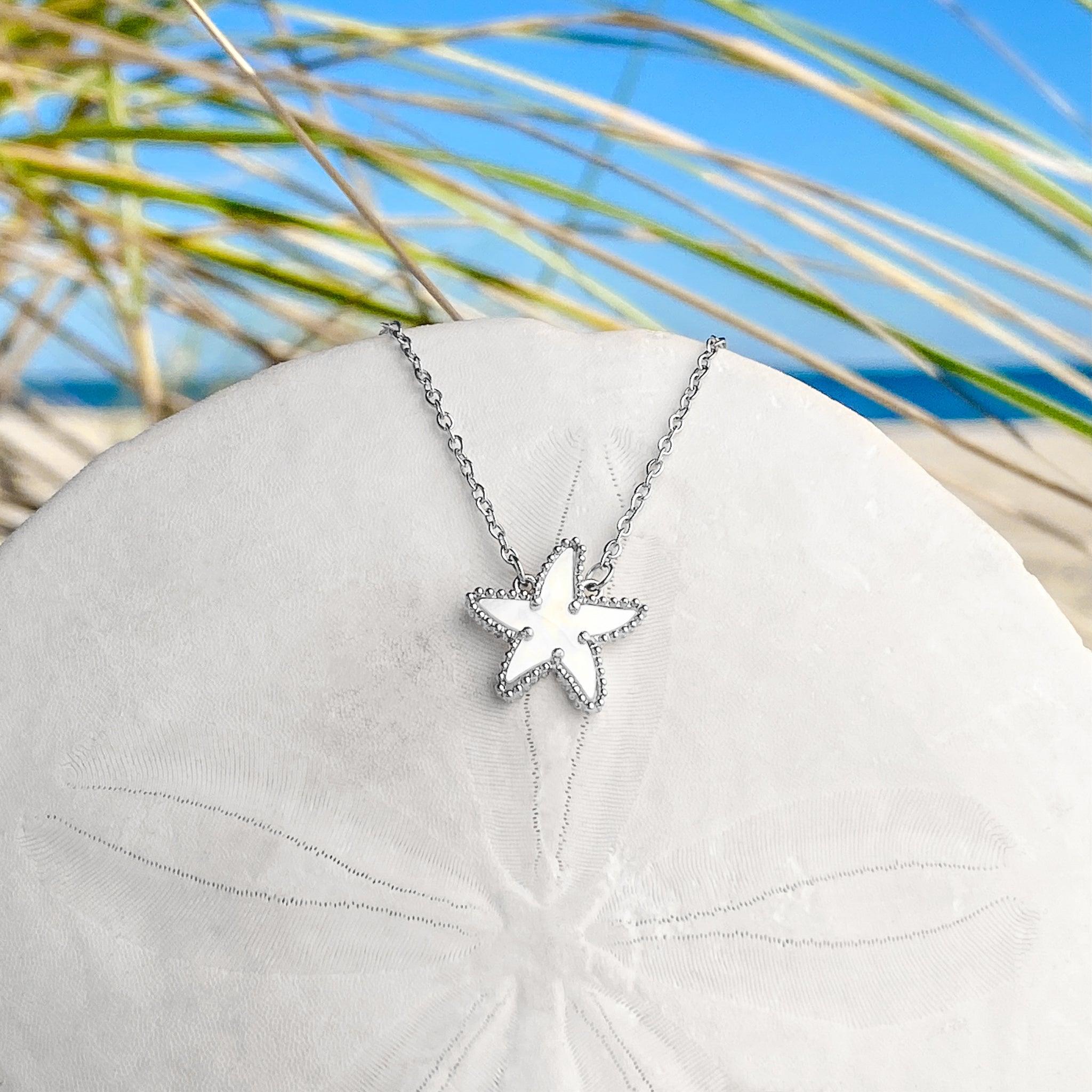 Mother of Pearl Starfish Necklace