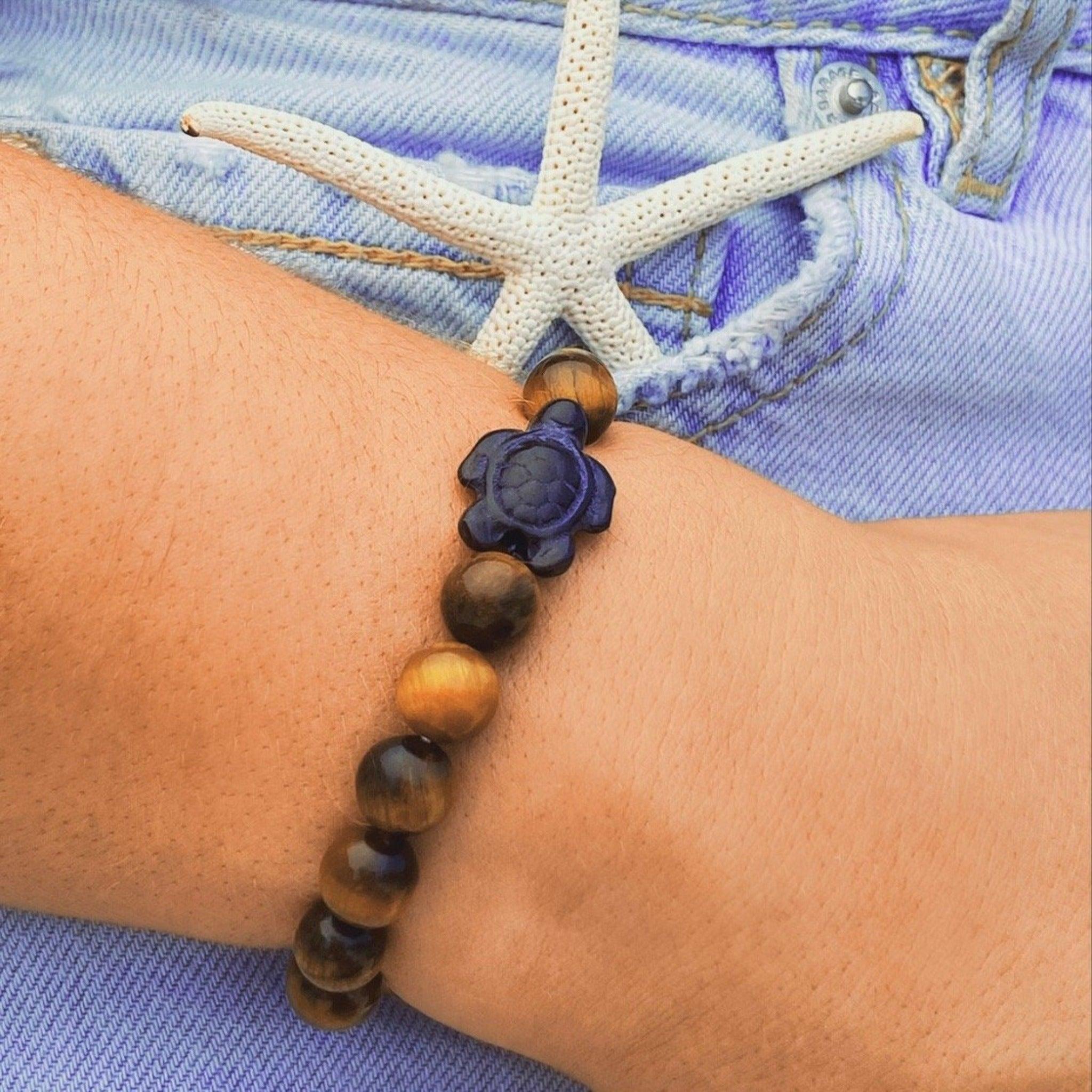 Sea Turtle Bead Bracelet
