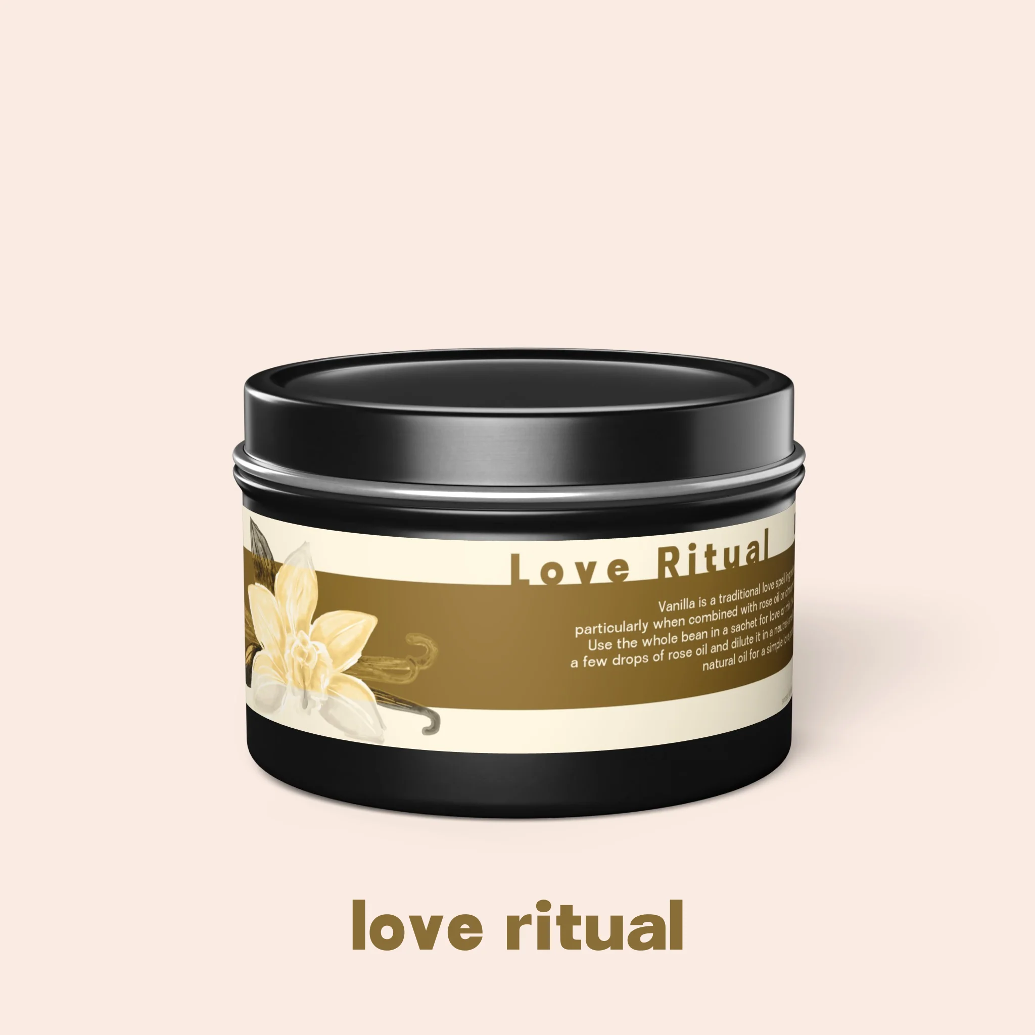 Love Ritual Scented Ritual Tin Candle