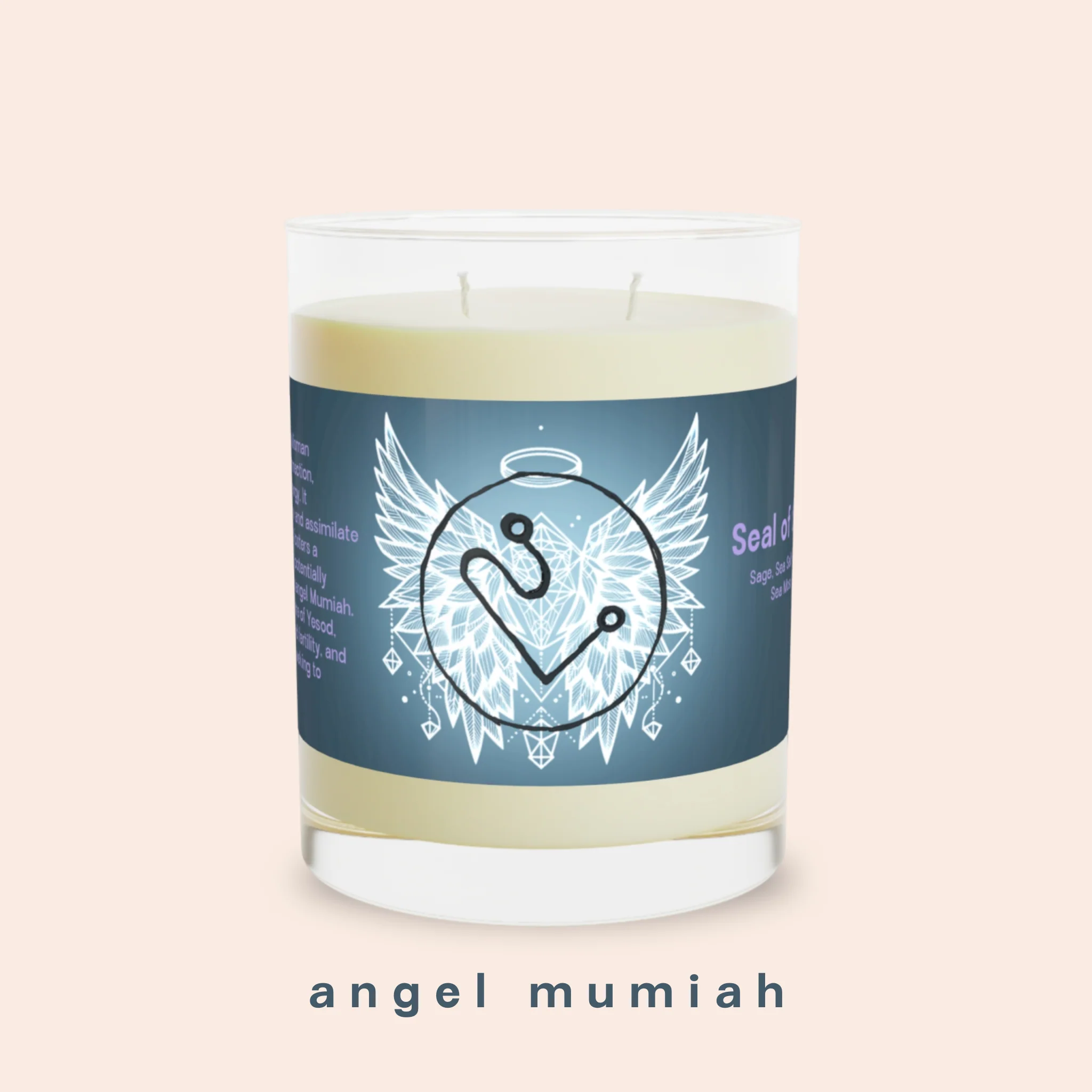 Seal of Angel of Mumiah Scented Ritual Candles