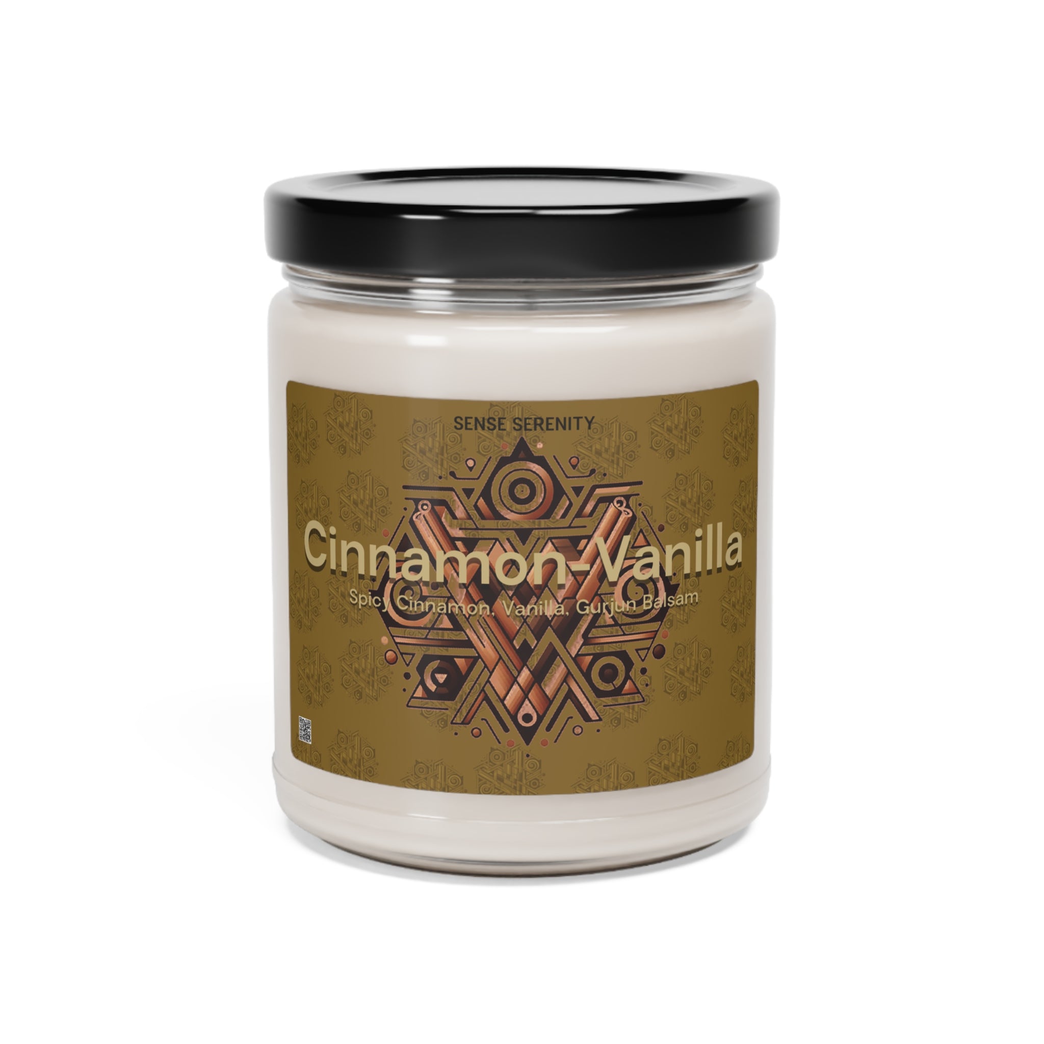 Cinnamon-Vanilla Scented Candle