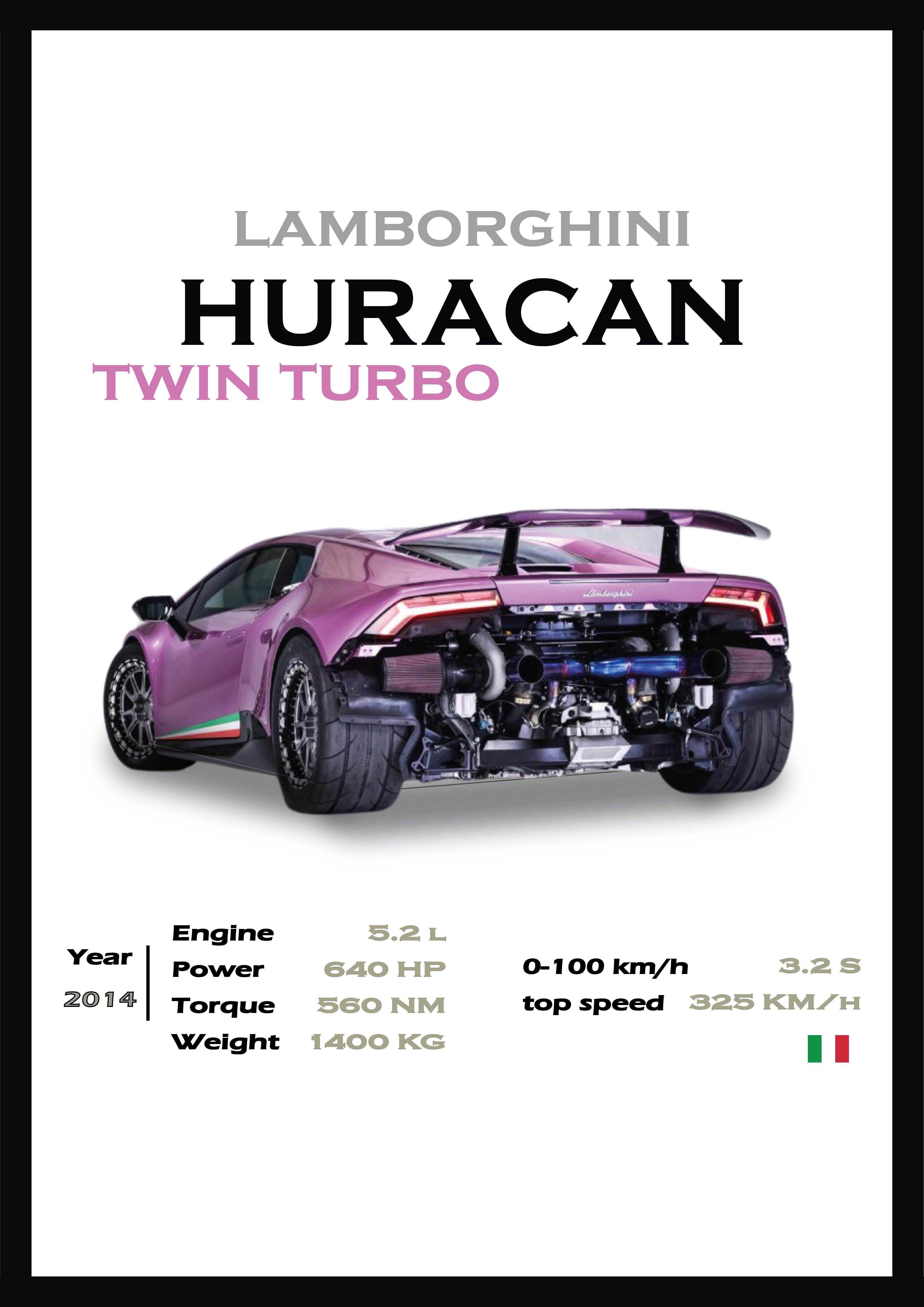 HURACAN twin turbo precision racing