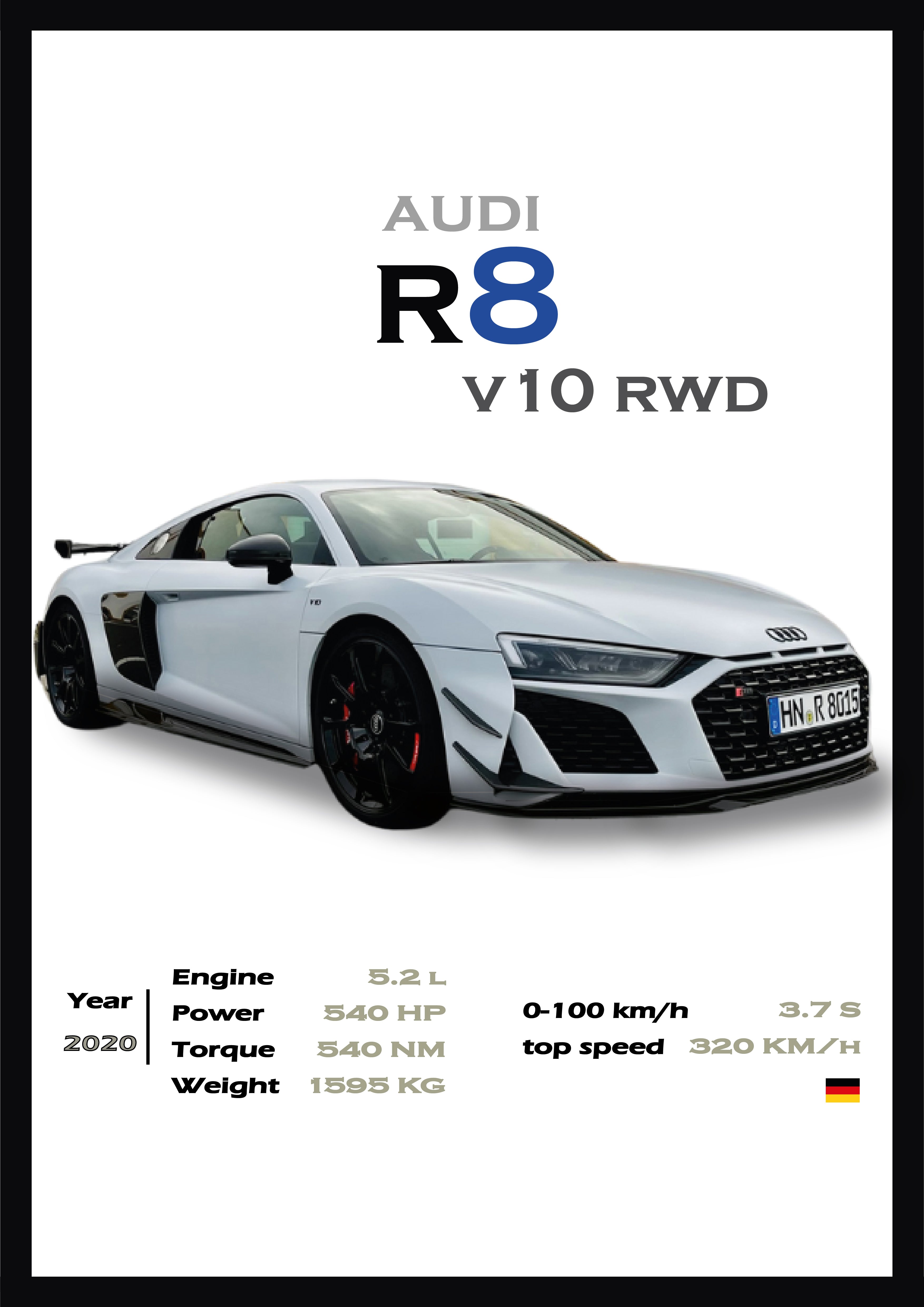 R8 v10 rwd