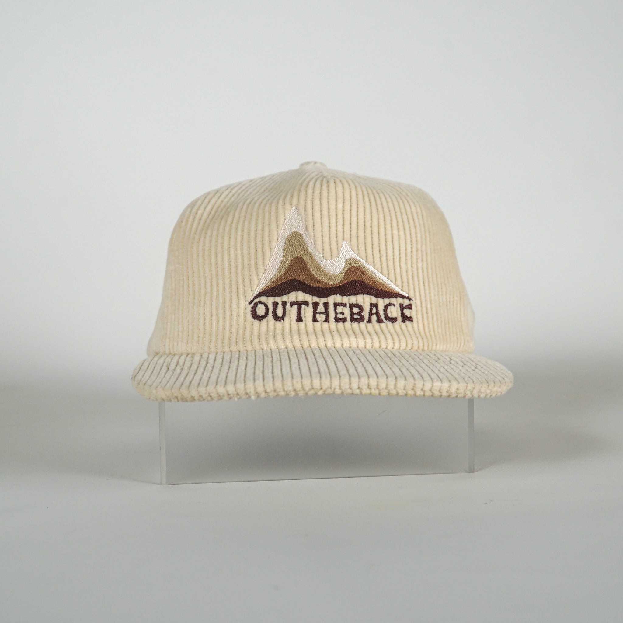 Cream MTN Corduroy Hat