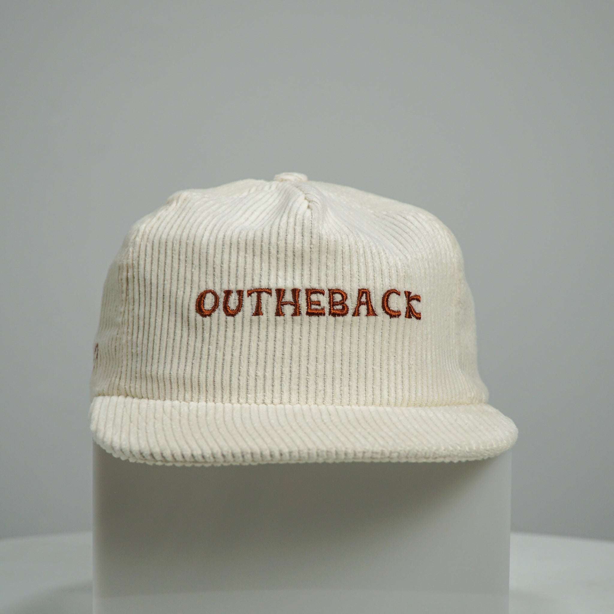 Cream Corduroy Hat