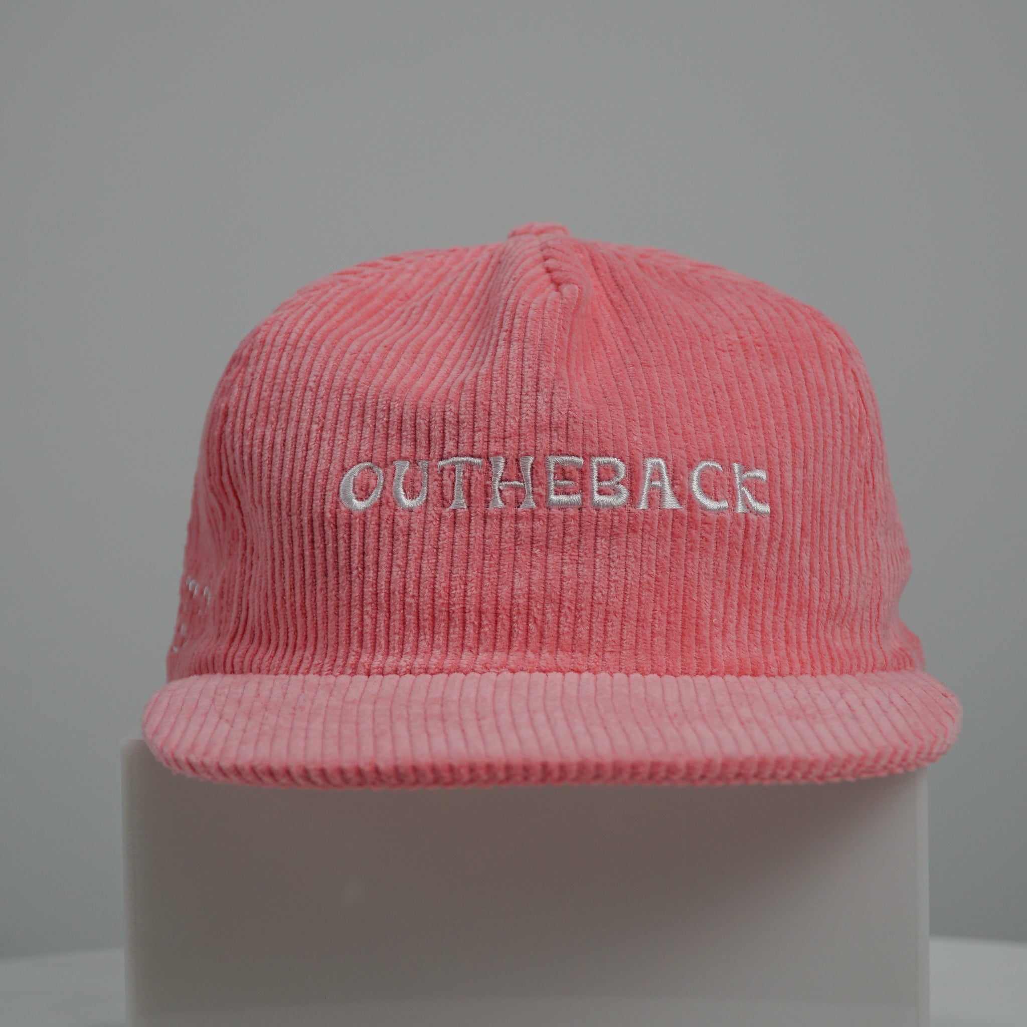 Pink Corduroy Hat