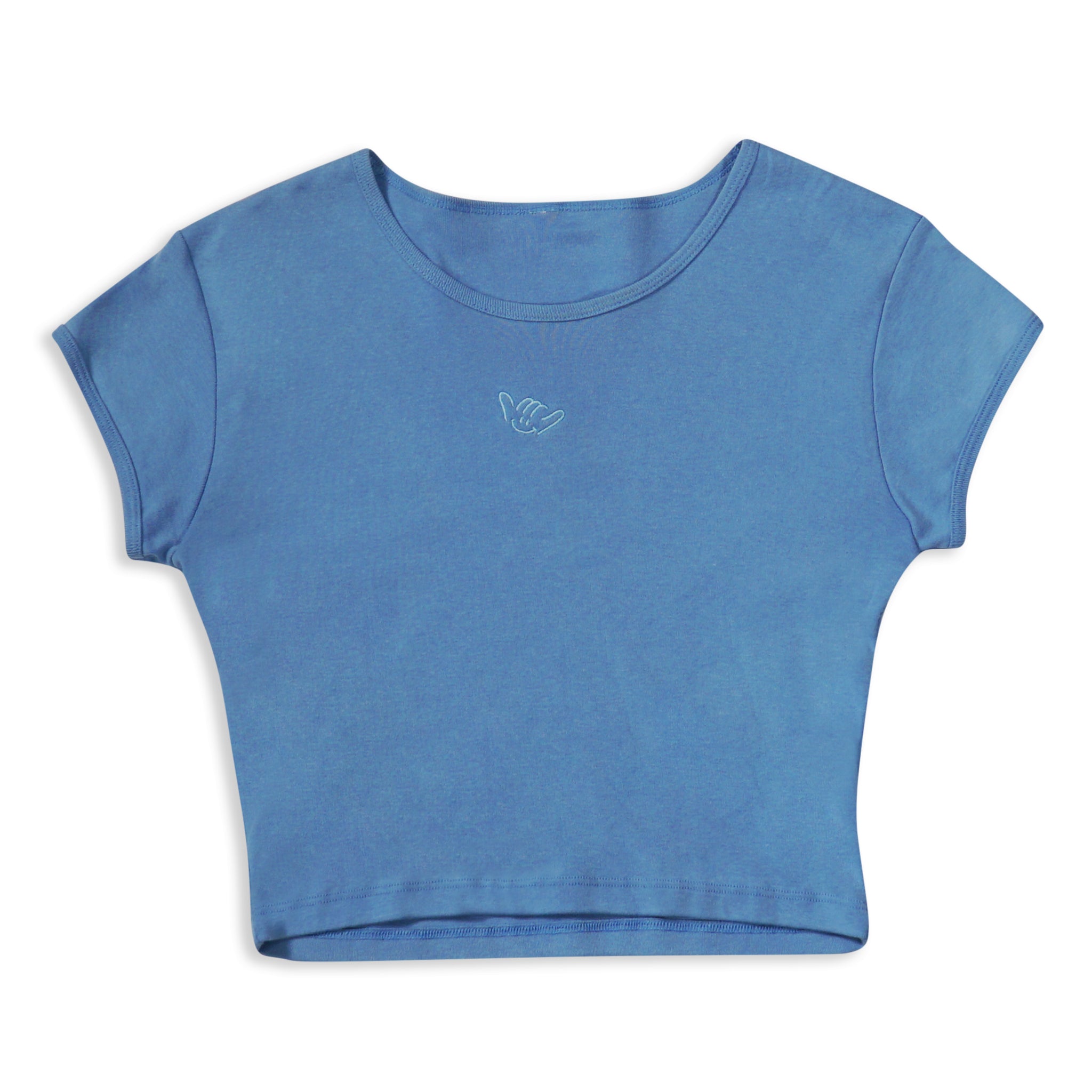 Baby Blue Crop Top