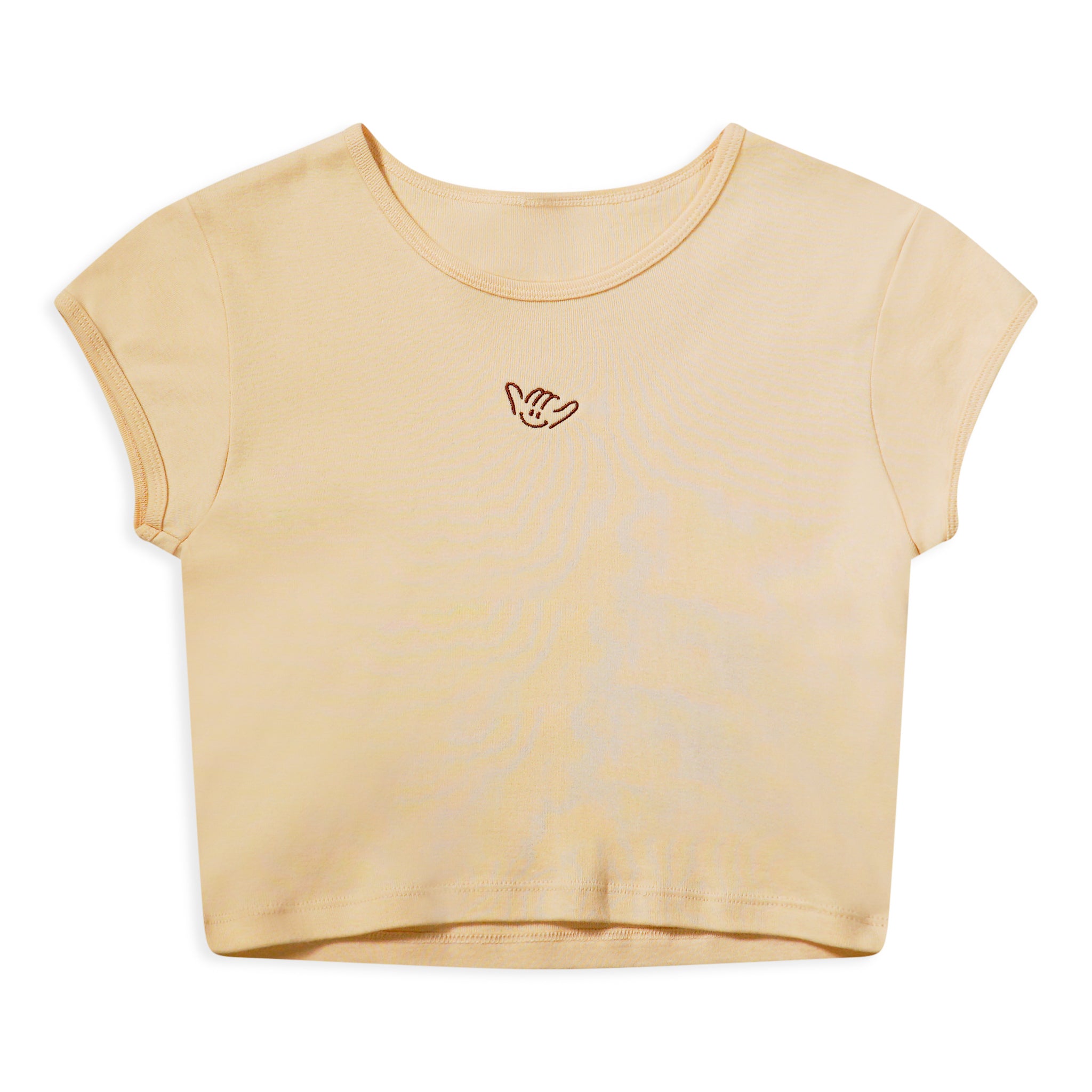 Baby Cream Crop Top