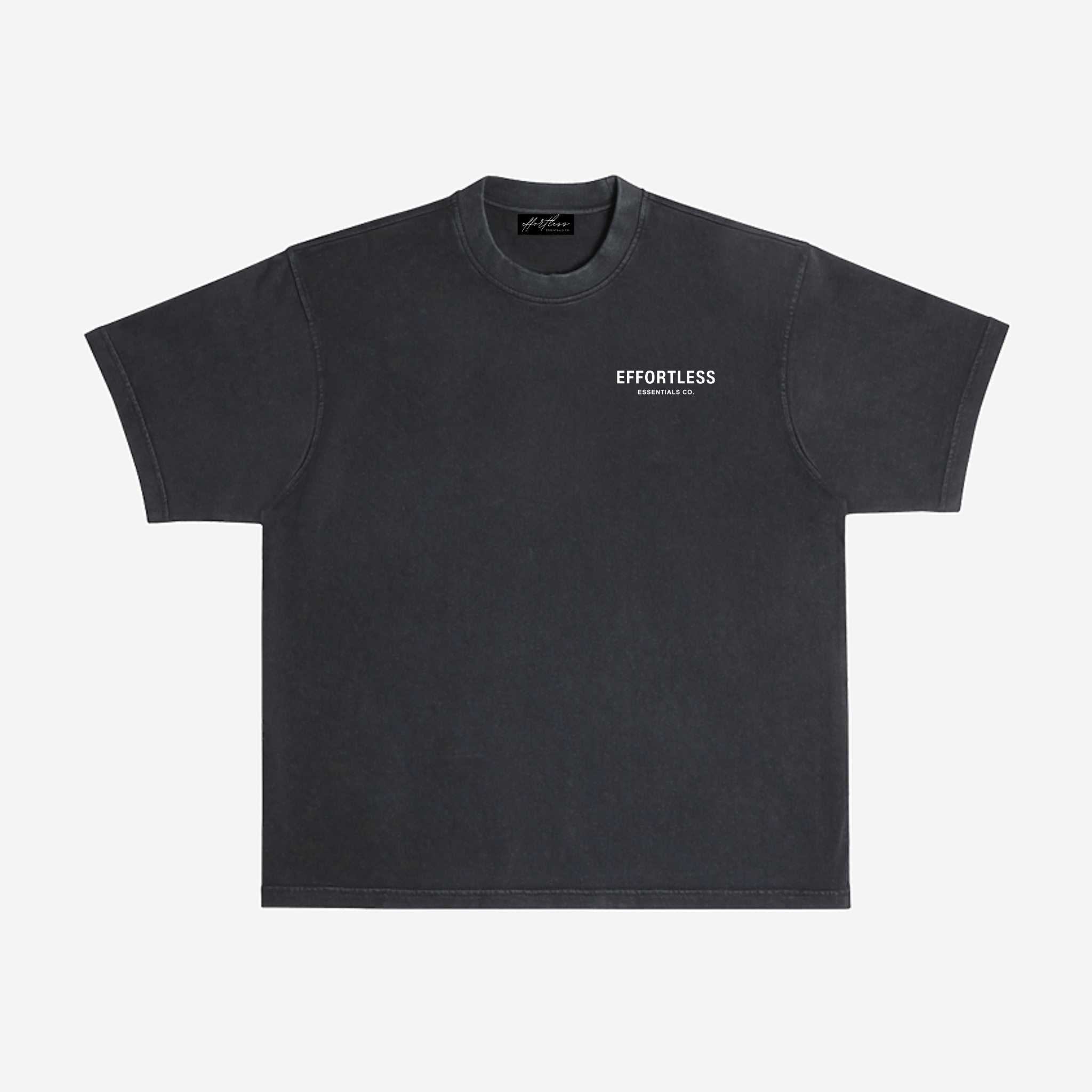 THE OG LOGO TEE OVERSIZED (WASHED BLACK)