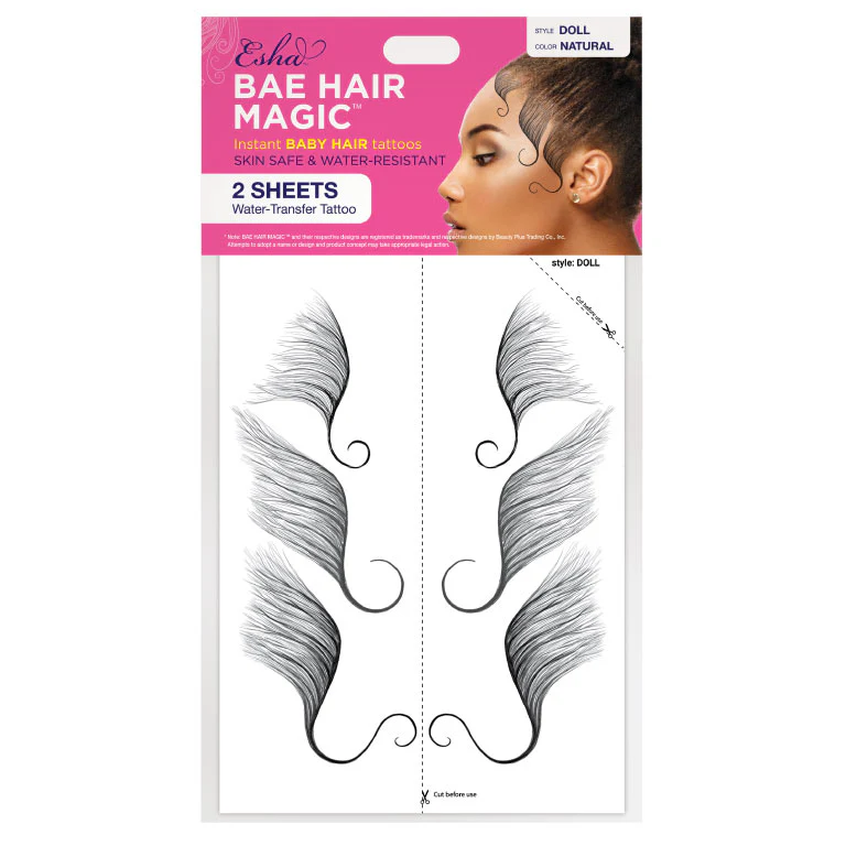 Bae Hair Magic Instant Tattoo Sticker - Doll