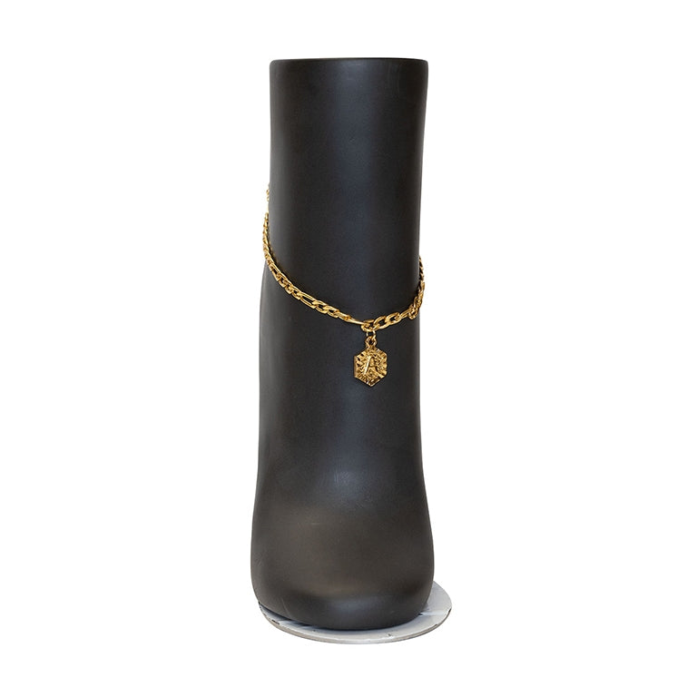 Esha Rep Your Letter Initial Anklet