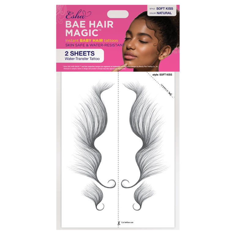 Bae Hair Magic Instant Tattoo Sticker - Soft Kiss