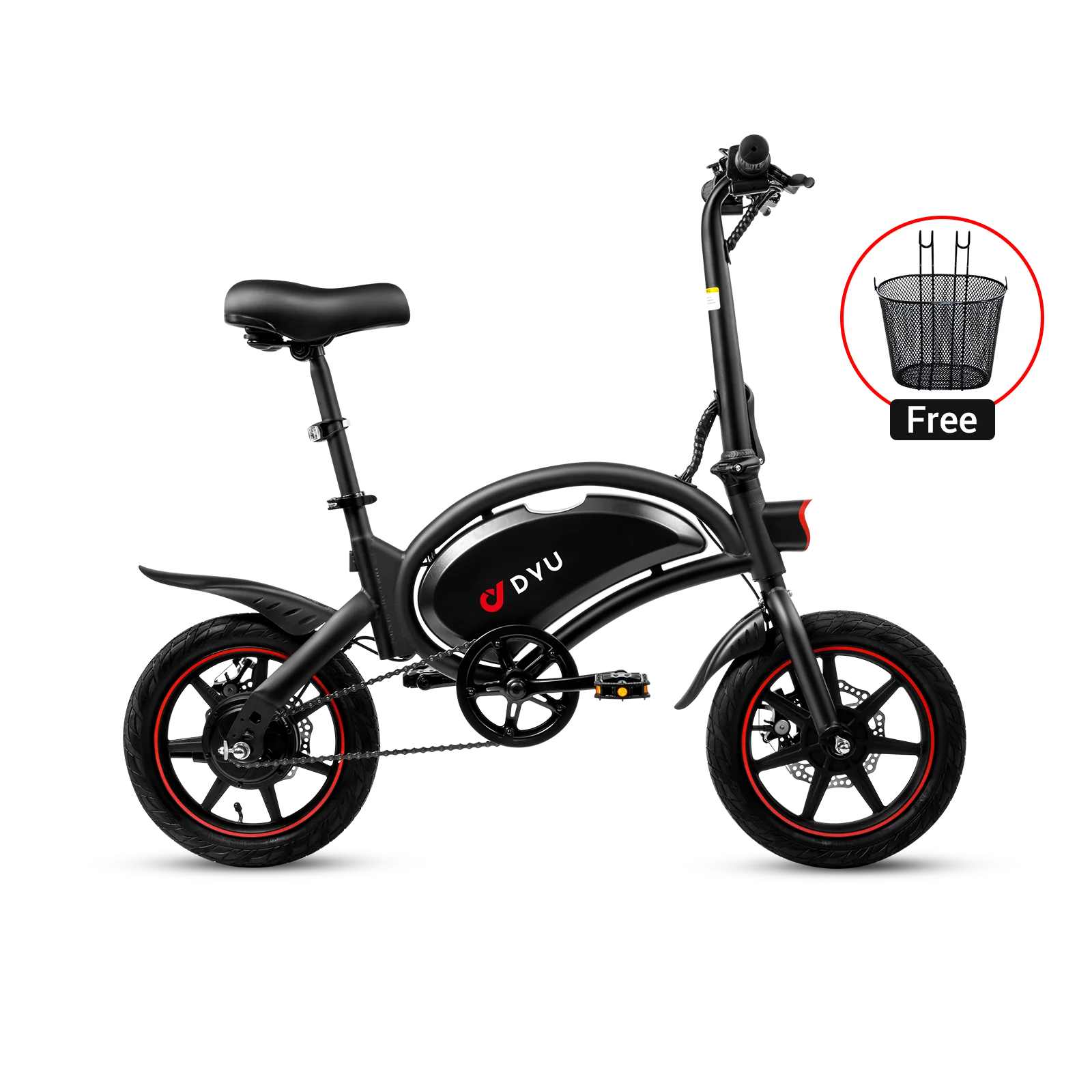 DYU D3F 14 Inch Mini Folding Electric Bike