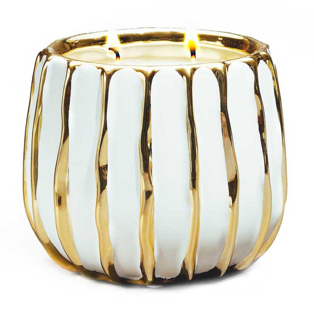 Gold Banded Candle Refill