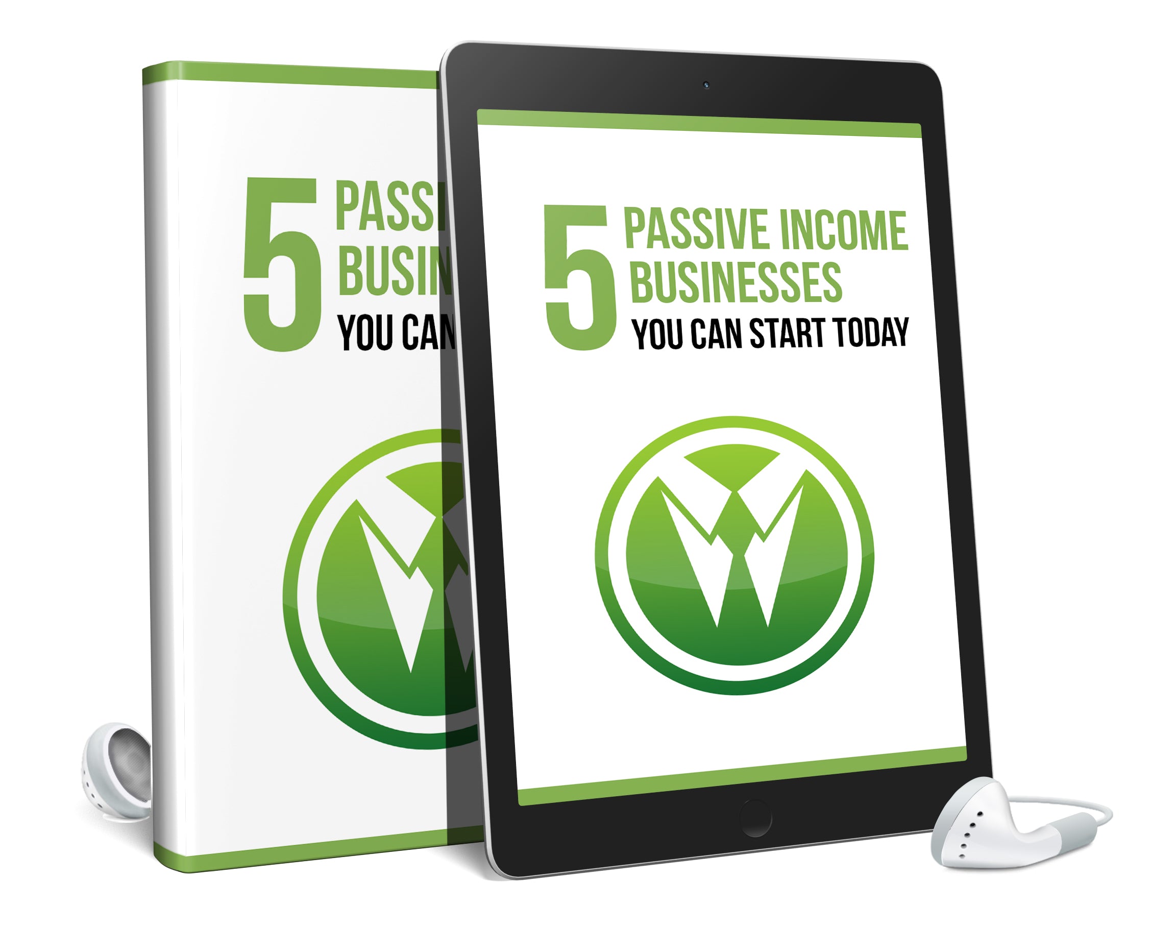 5 Passive Income Business AudioBook and Ebook- Digital Content