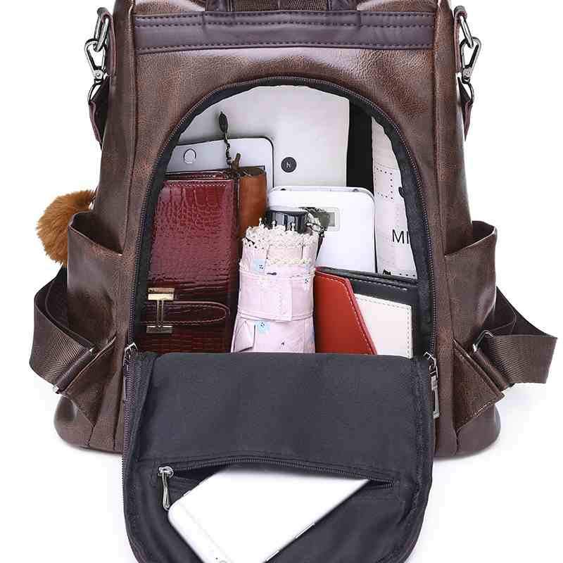 3-Way Leather Backpack- 2019 New Version