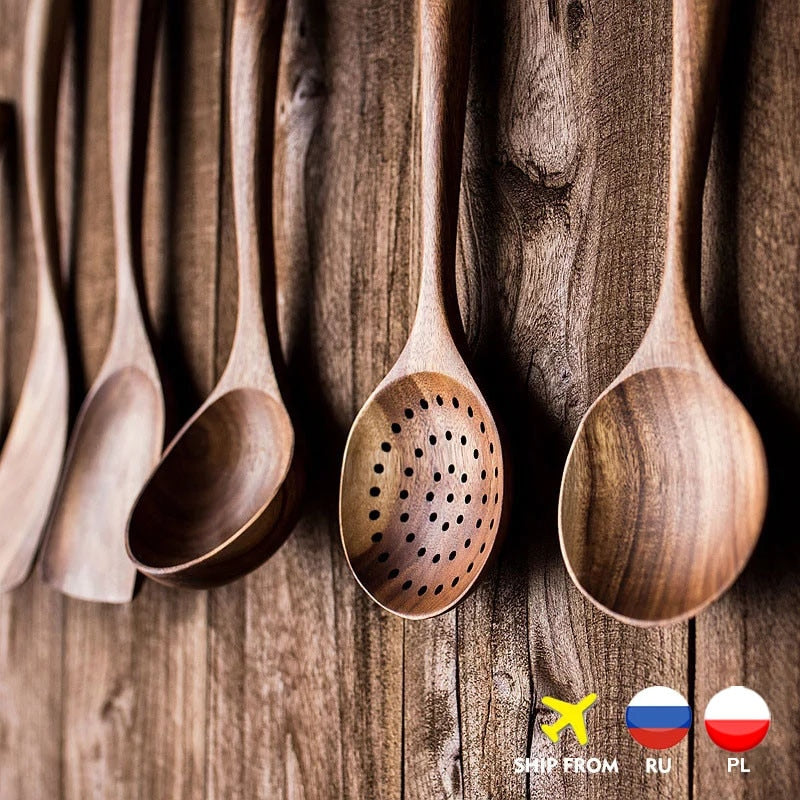 Natural Wood Tableware