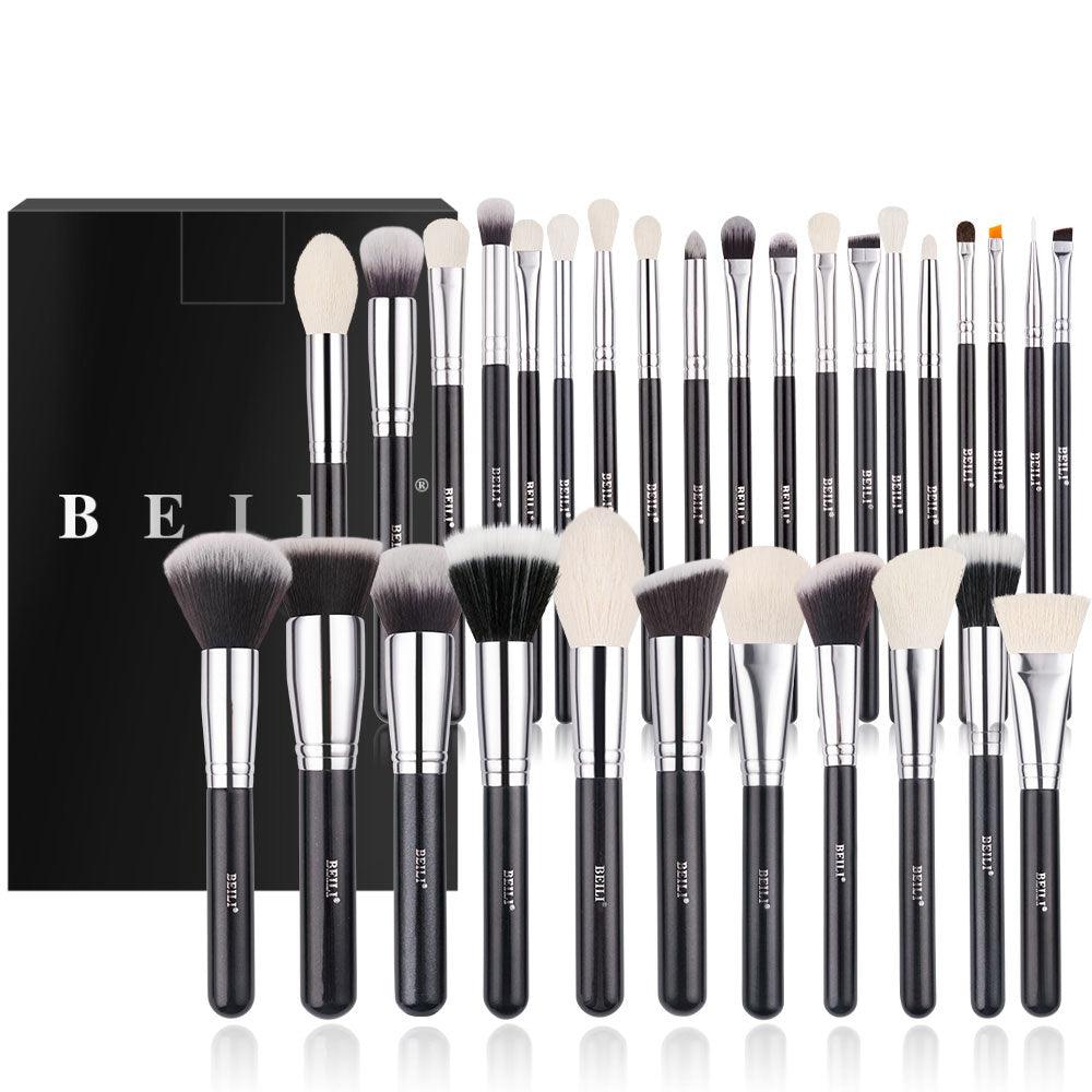 BEILI 30/25/22/20Pcs Goat-Wood Professional Makeup Brush Set B30/B25/B22/B20