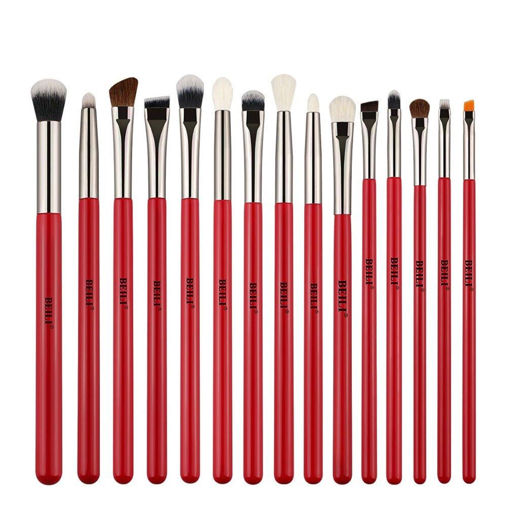 BEILI 15Pcs Individual Eye Brush HE15