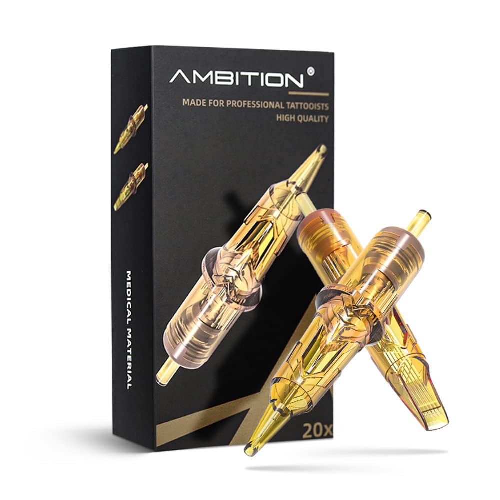 Ambition Glory Tattoo Cartridges Needle Round Liner 20Pcs