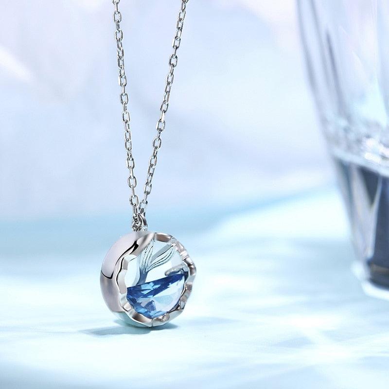 💖925 Sterling Silver Shang Series Delicate Round Pendant Necklace