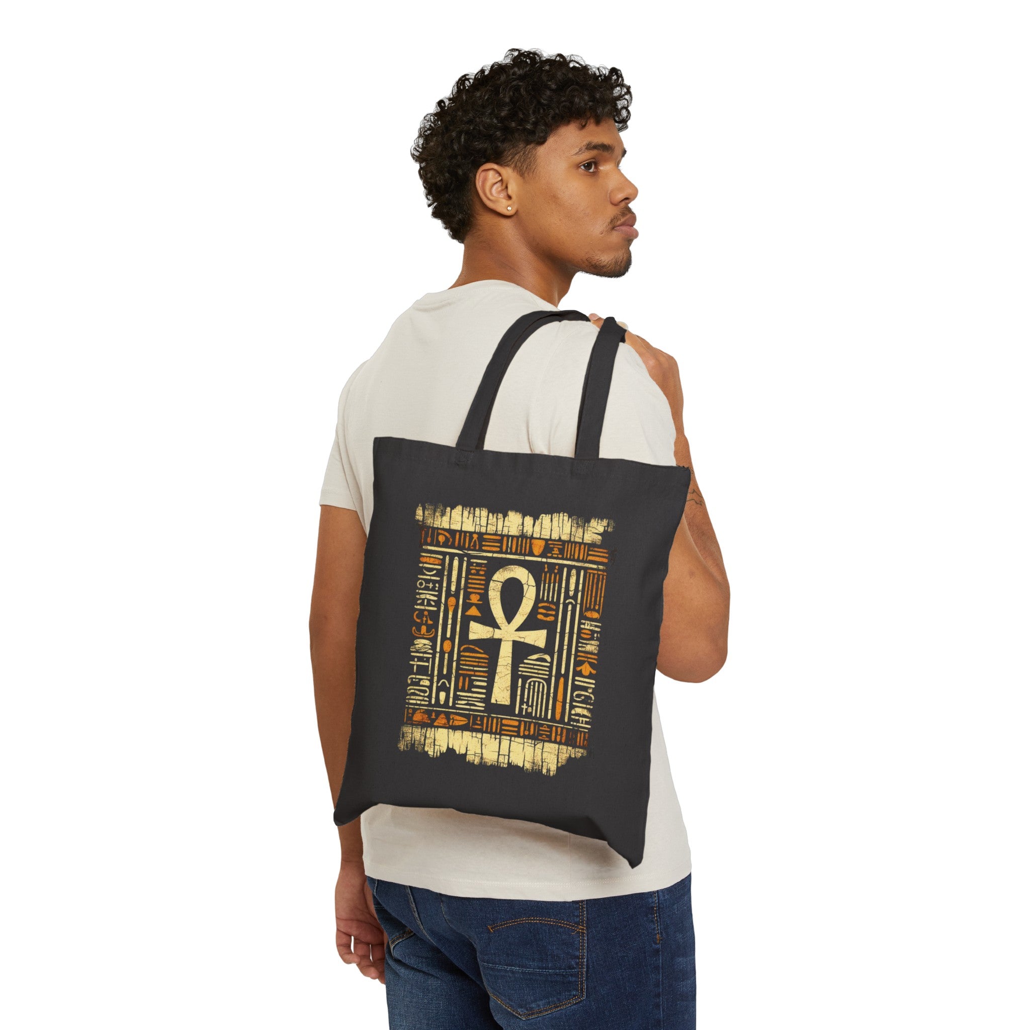 Key of Life - Cotton Canvas Tote Bag