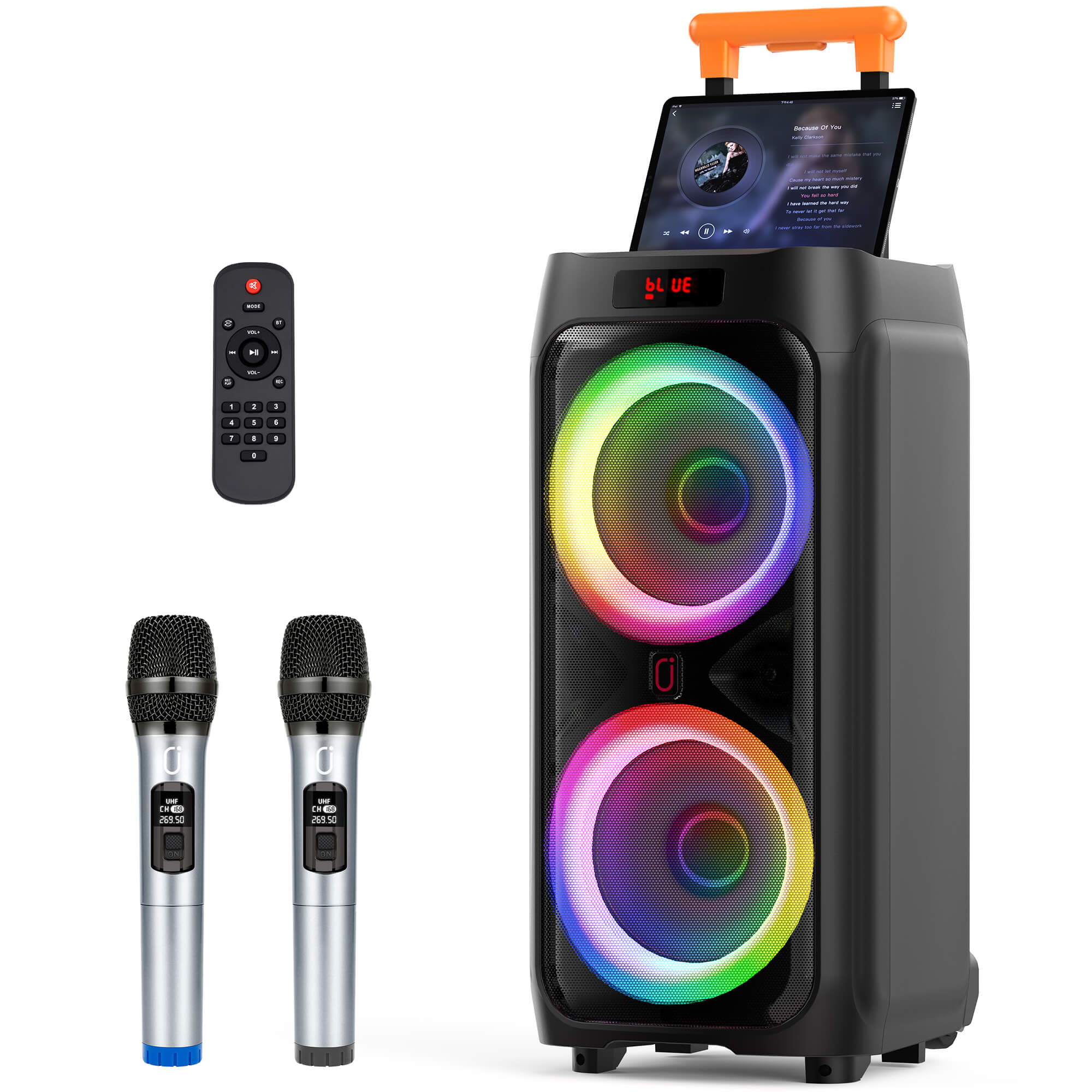 JYX T9 Karaoke Machine for Adults with 500-watt Power