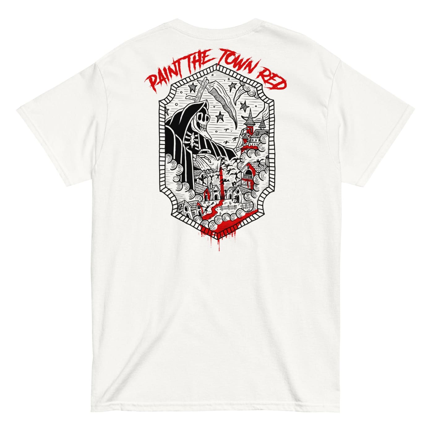 "Paint the Town Red" T-Shirt - Death and Friends - Streetwear Brand