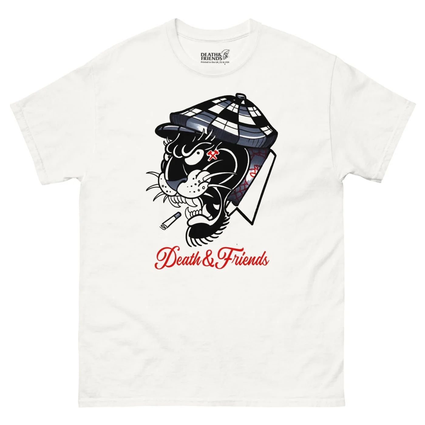 "Punk Panther" T-Shirt - Death and Friends - Underground Streetwear Brand