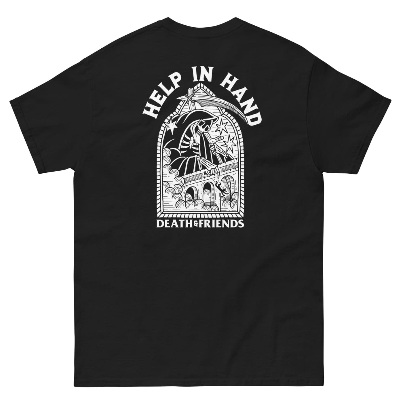 "Help in Hand" t-shirt - Death and Friends - Streetwear Brand