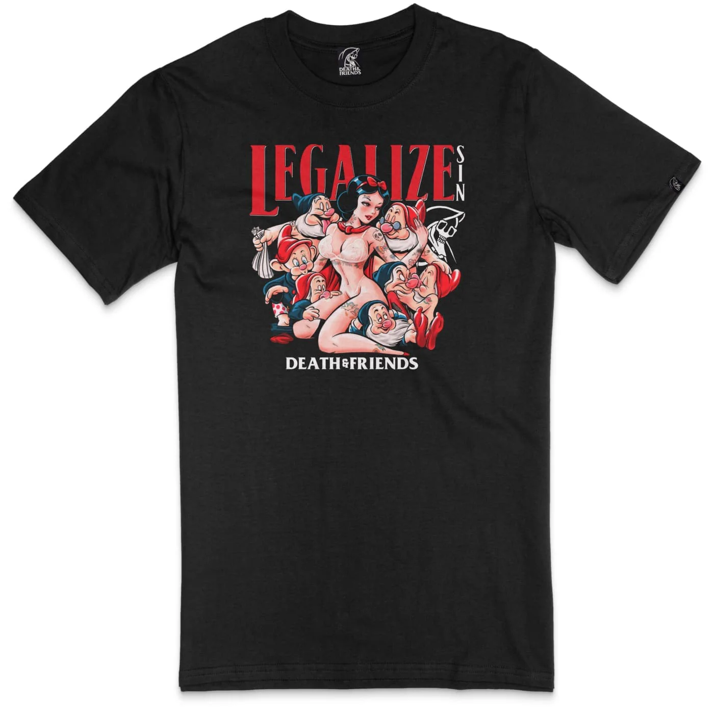 Legalize Sin T-Shirt - Death and Friends - ADAN.V x D&F - Polyamorous Shirt