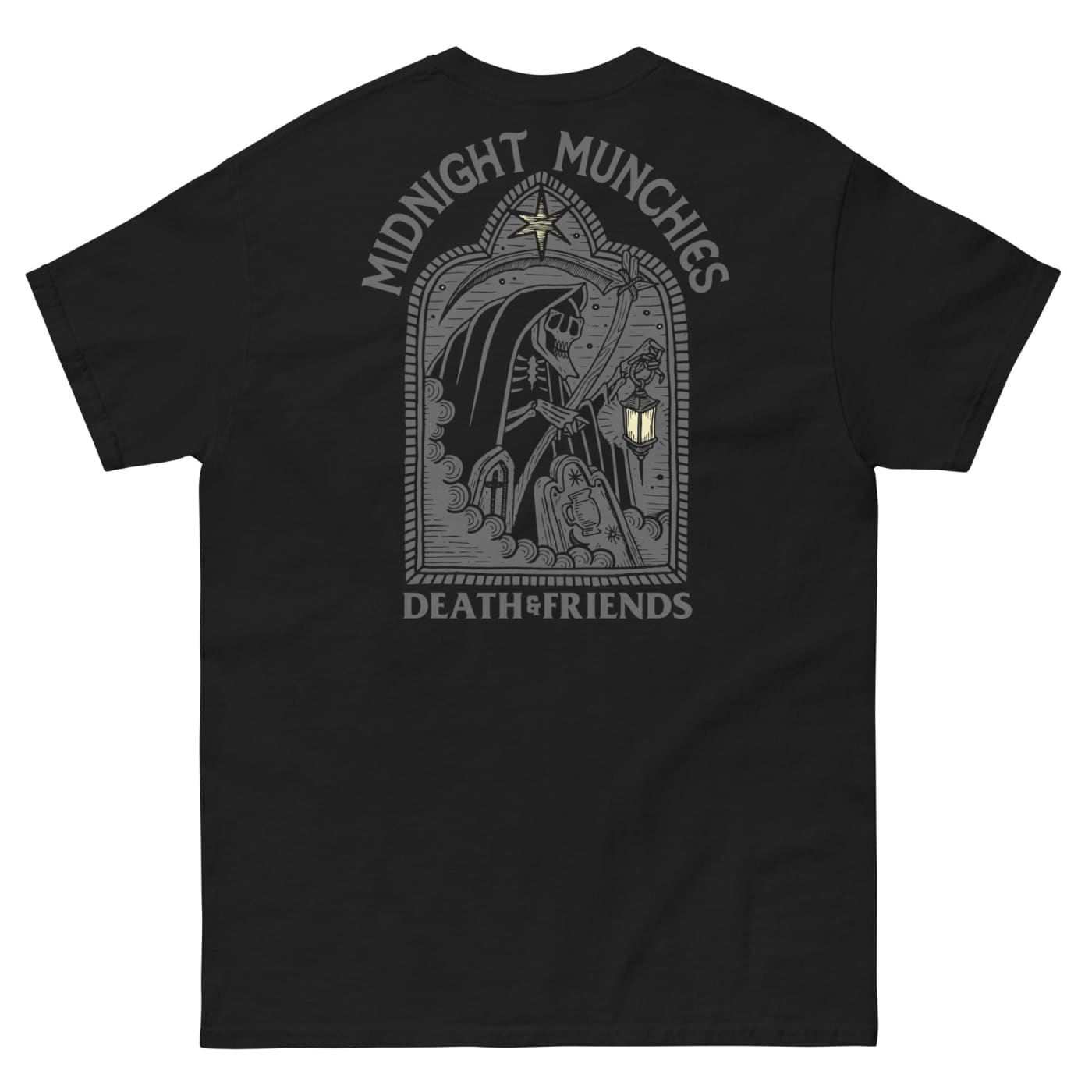 Limited Edition Midnight Munchies T-Shirt - Death and Friends - Cannabis Culture Clothing