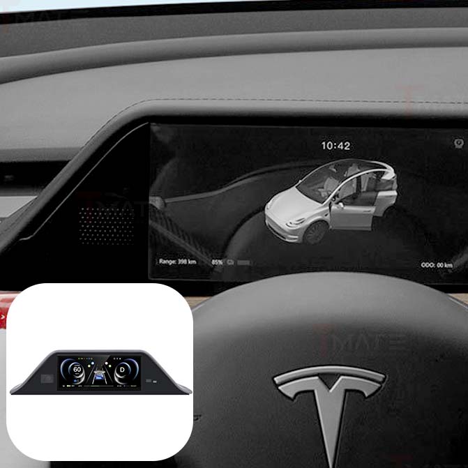 Tesla Model 3/Y 9 Integrated Dashboard Display Screen Digital Instrument Cluster With Camera FY9-C